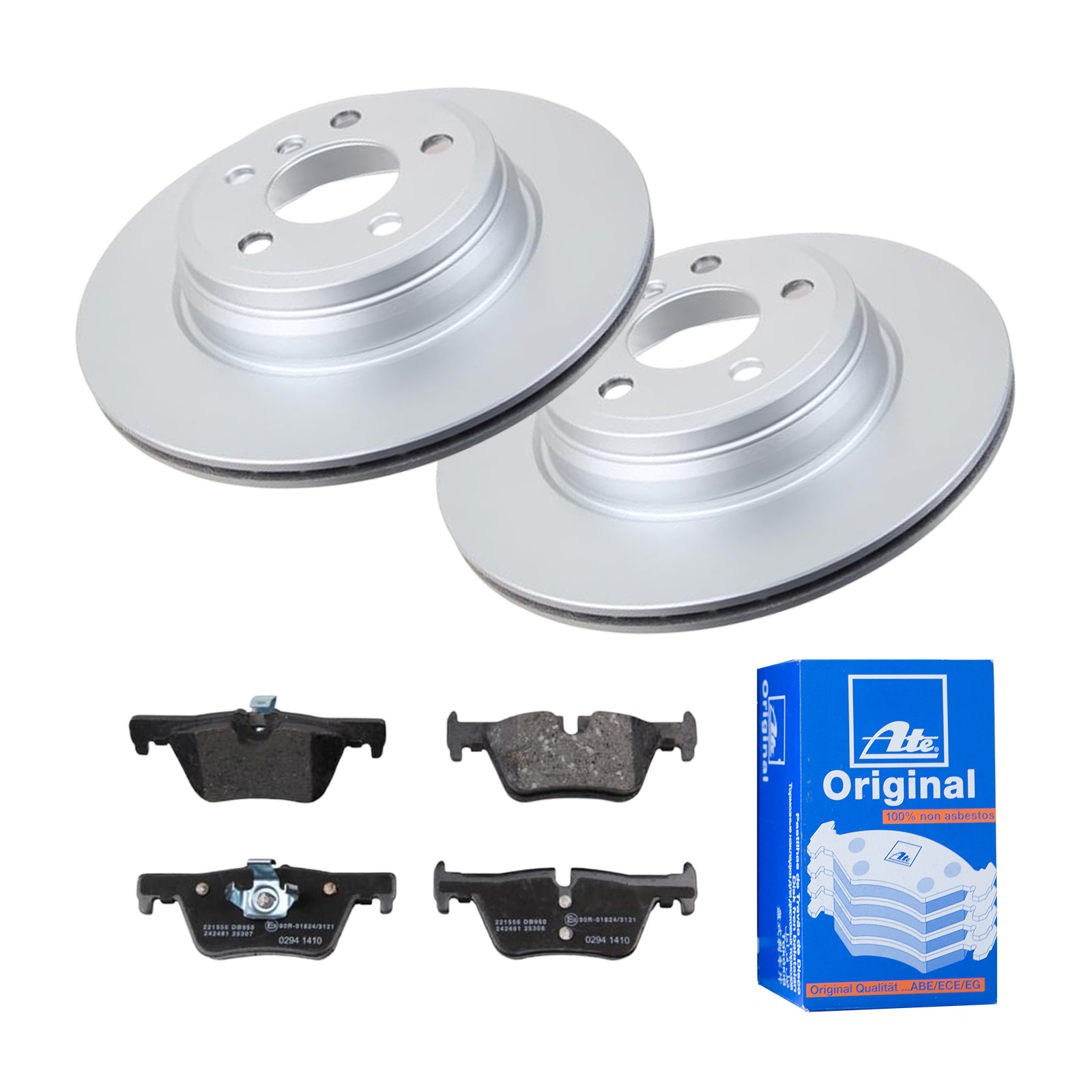 ATE Bremsensatz, Scheibenbremse ijf141dph7 Hinterachse belüftet 330mm 20mm für BMW