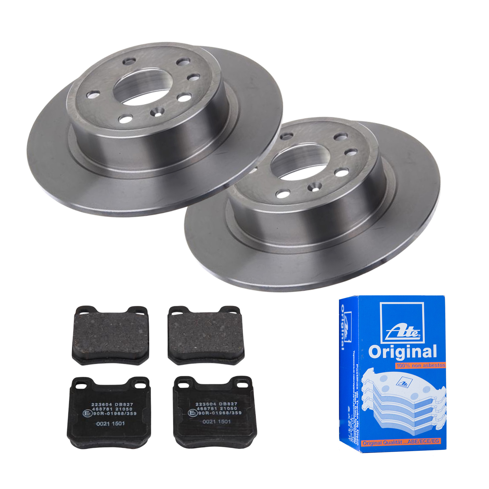 ATE ijf141dsk3 Hinterachse Voll 286mm 10mm für VAUXHALL OPEL SAAB