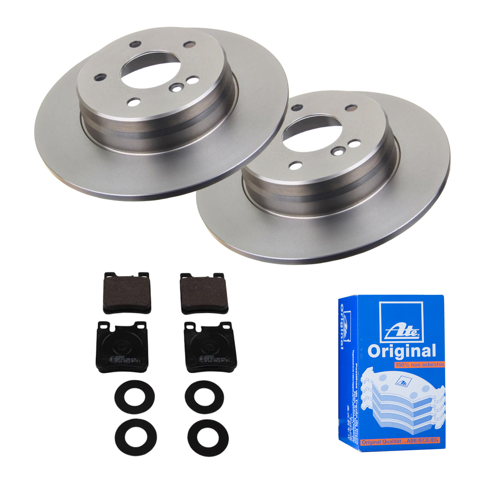 ATE Bremsensatz, Scheibenbremse ijf141dvc9 Hinterachse Voll 290mm 10mm für MERCEDES-BENZ MAYBACH CHRYSLER