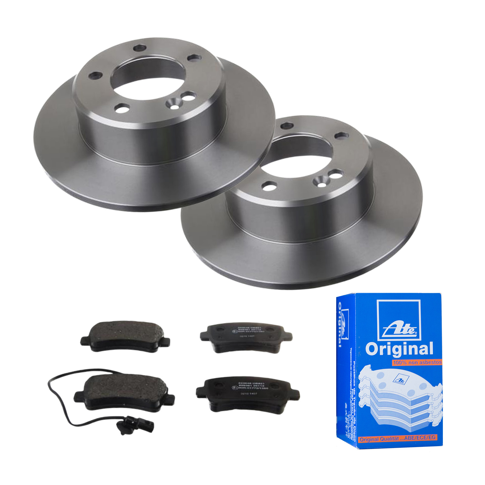 ATE Bremsensatz, Scheibenbremse ijf141dxa1 Hinterachse Voll 305mm 12mm für VAUXHALL OPEL RENAULT NISSAN