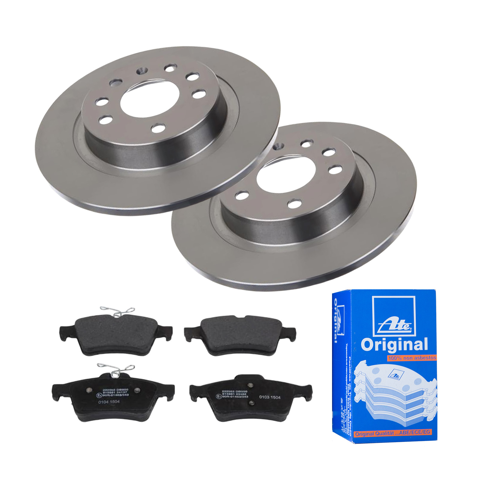 ATE Bremsensatz, Scheibenbremse ijf141dz43 Hinterachse Voll 278mm 11mm für VAUXHALL FORD OPEL VOLVO SAAB GENERAL MOTORS FIAT MAZDA