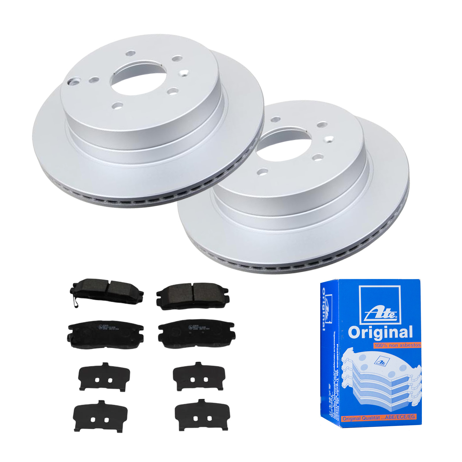 ATE Bremsensatz, Scheibenbremse ijf141e0o9 Hinterachse belüftet 303mm 20mm für VAUXHALL CHEVROLET OPEL HYUNDAI