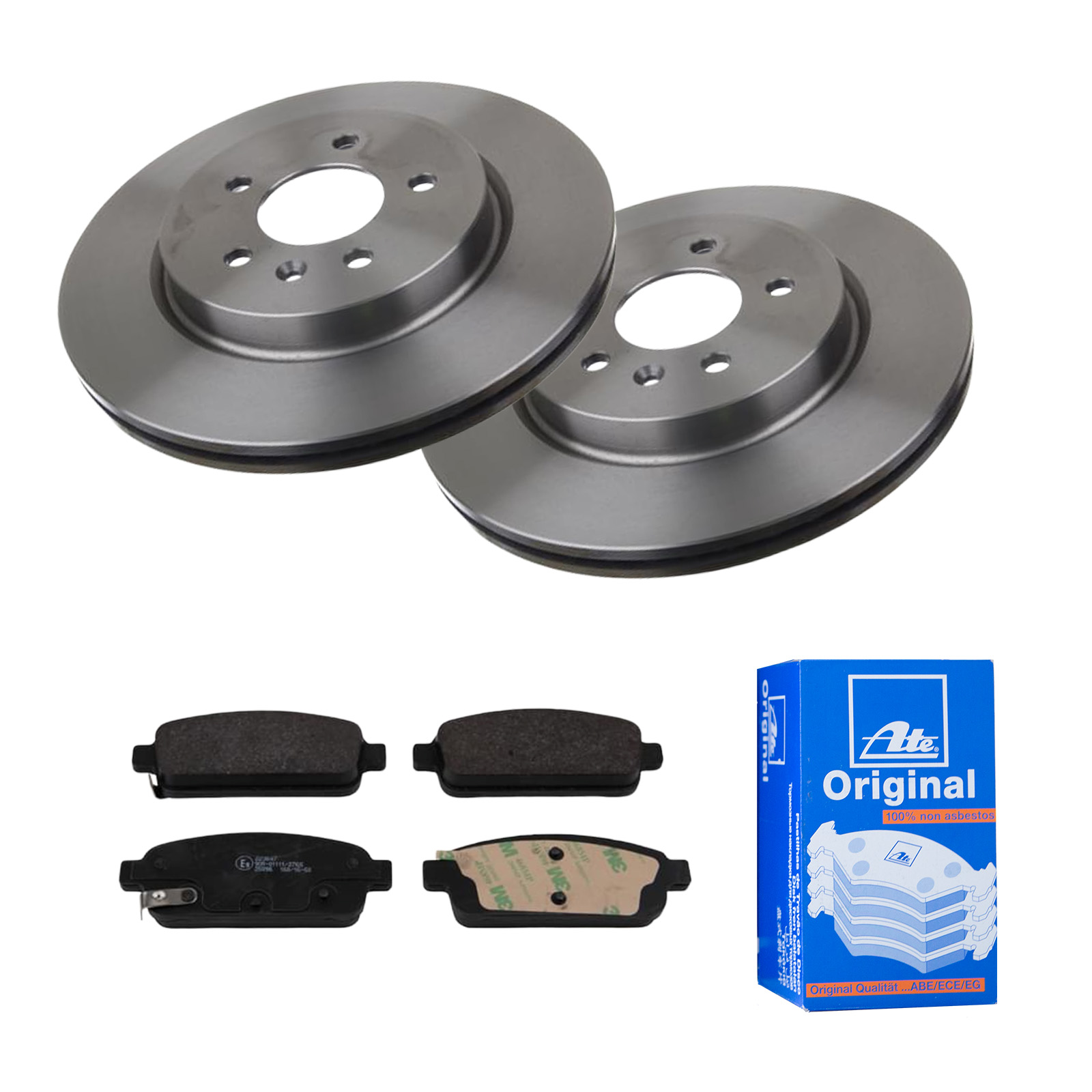 ATE Bremsensatz, Scheibenbremse ijf141e6z3 Hinterachse belüftet 315mm 23mm für OPEL VAUXHALL