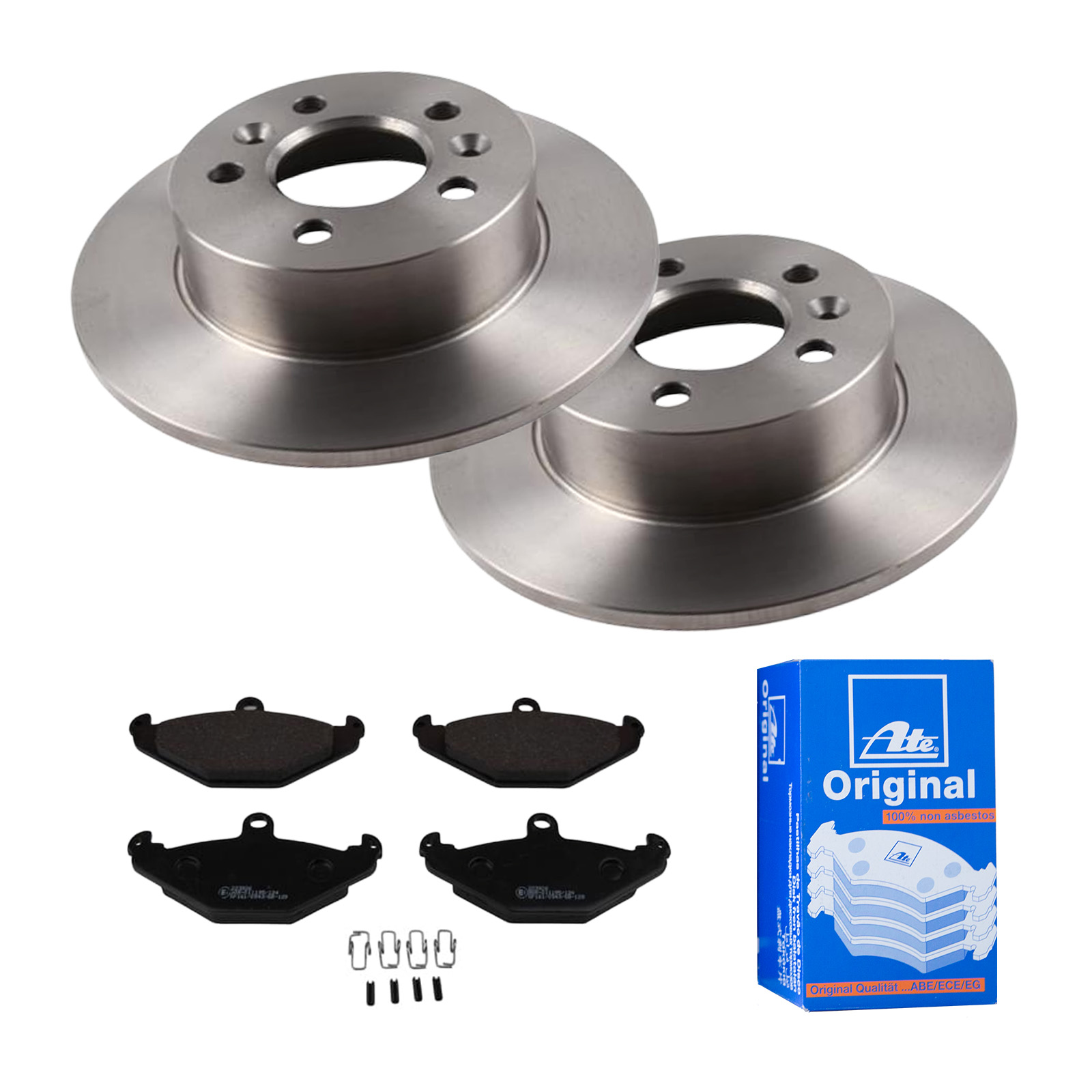 ATE Bremsensatz, Scheibenbremse ijf141edj3 Hinterachse Voll 265mm 10mm für RENAULT