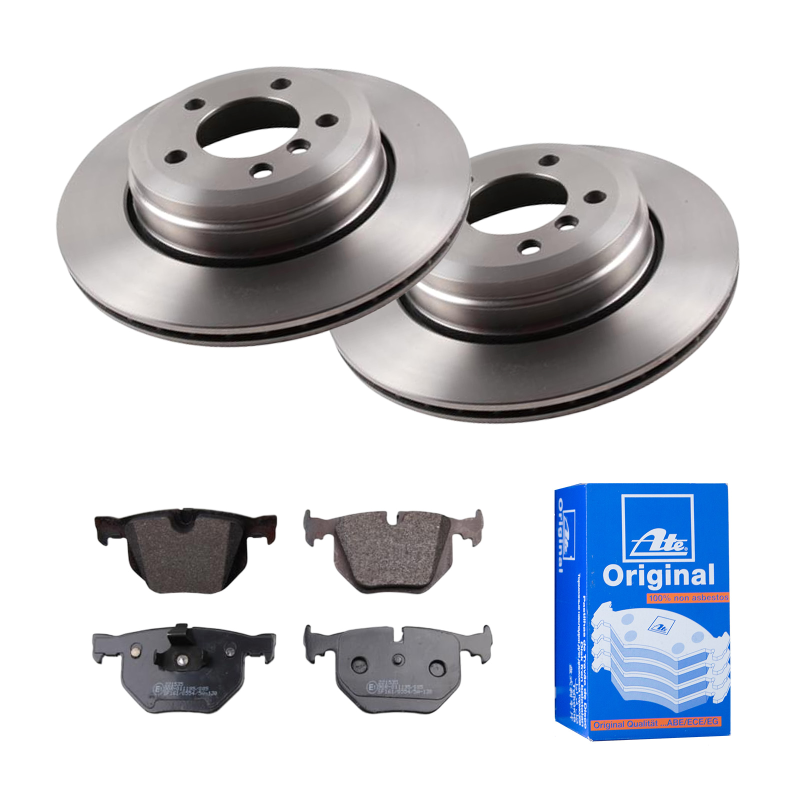 ATE Bremsensatz, Scheibenbremse ijf141efk1 Hinterachse belüftet 324mm 20mm für BMW