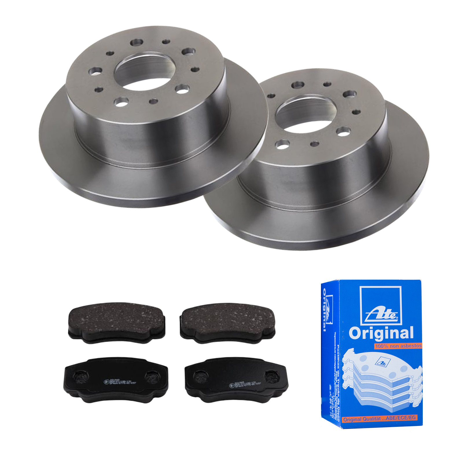 ATE ijf141eiw9 Hinterachse Voll 280mm 16mm für PEUGEOT CITROËN FIAT