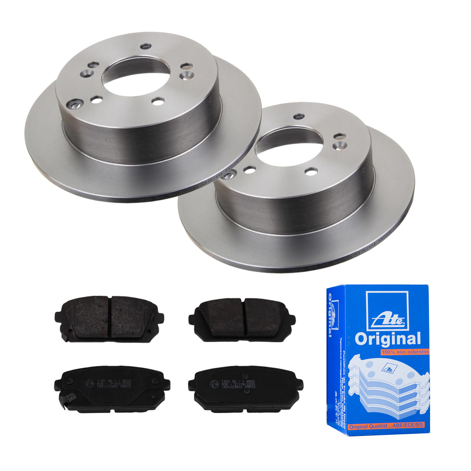 ATE Bremsensatz, Scheibenbremse ijf141epl9 Hinterachse Voll 275mm 10mm für KIA