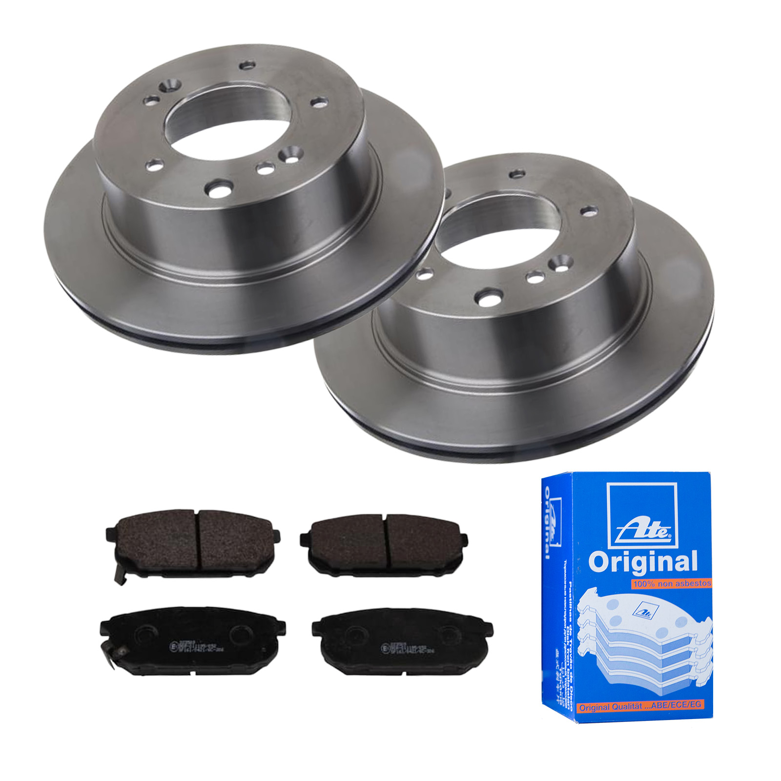 ATE Bremsensatz, Scheibenbremse ijf141ev25 Hinterachse belüftet 315mm 20mm für KIA