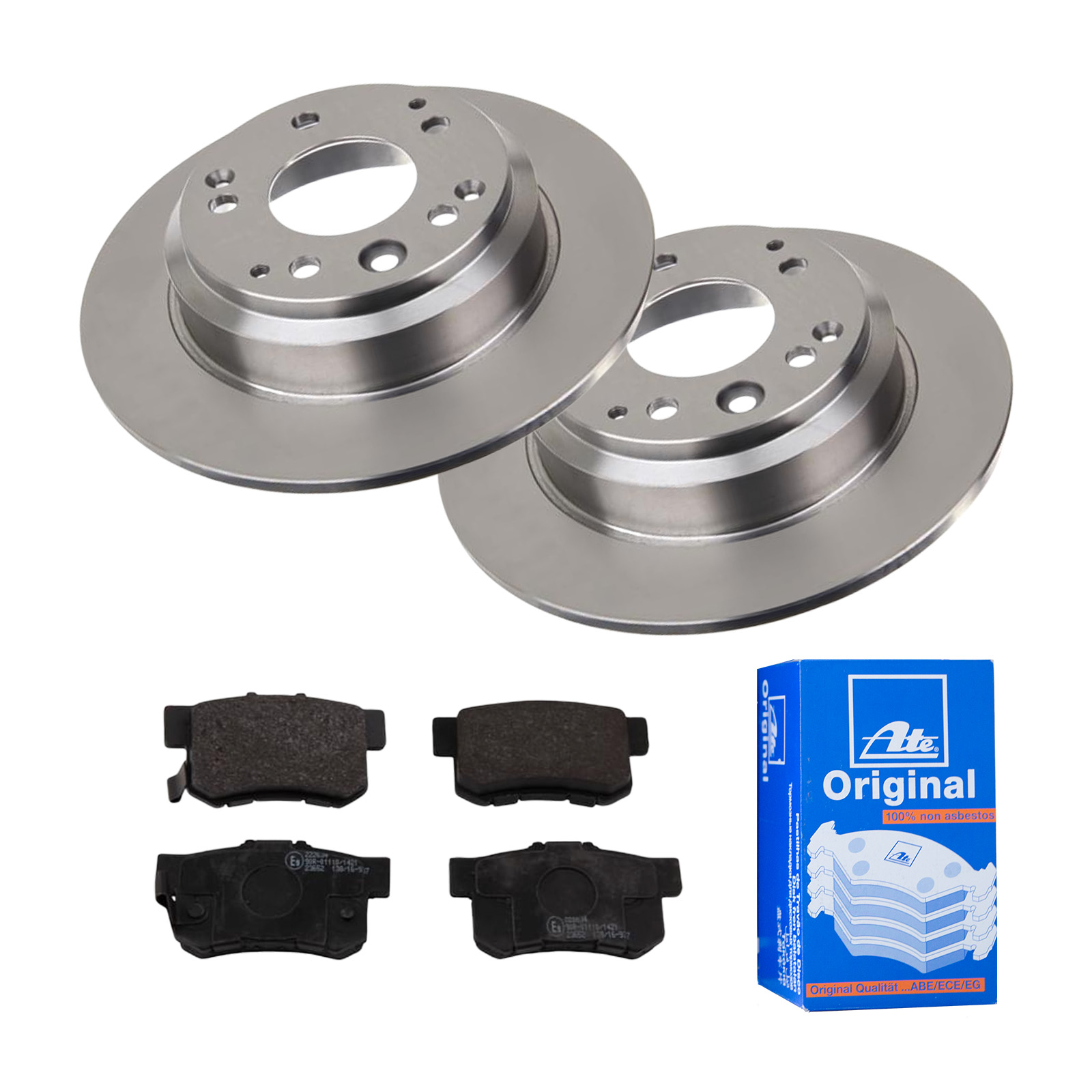ATE ijf141exv1 Hinterachse Voll 282mm 9mm für HONDA