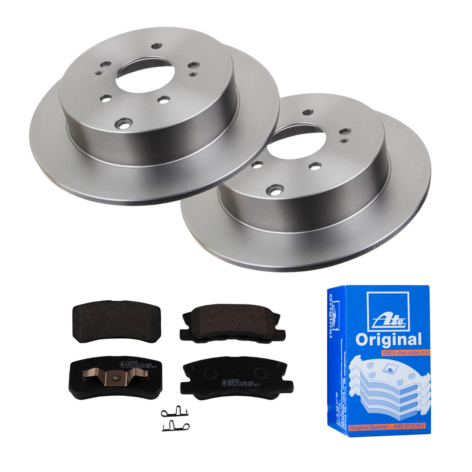 ATE Bremsensatz, Scheibenbremse ijf141eym9 Hinterachse Voll 302mm 10mm für PEUGEOT CITROËN CHRYSLER JEEP MITSUBISHI