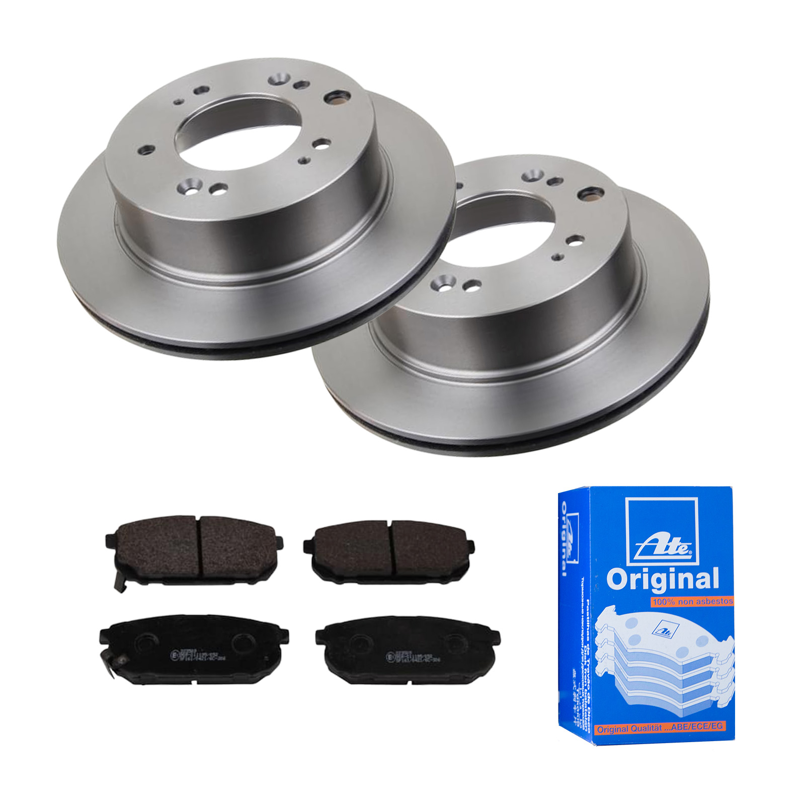 ATE Bremsensatz, Scheibenbremse ijf141ezn3 Hinterachse belüftet 315mm 20mm für KIA
