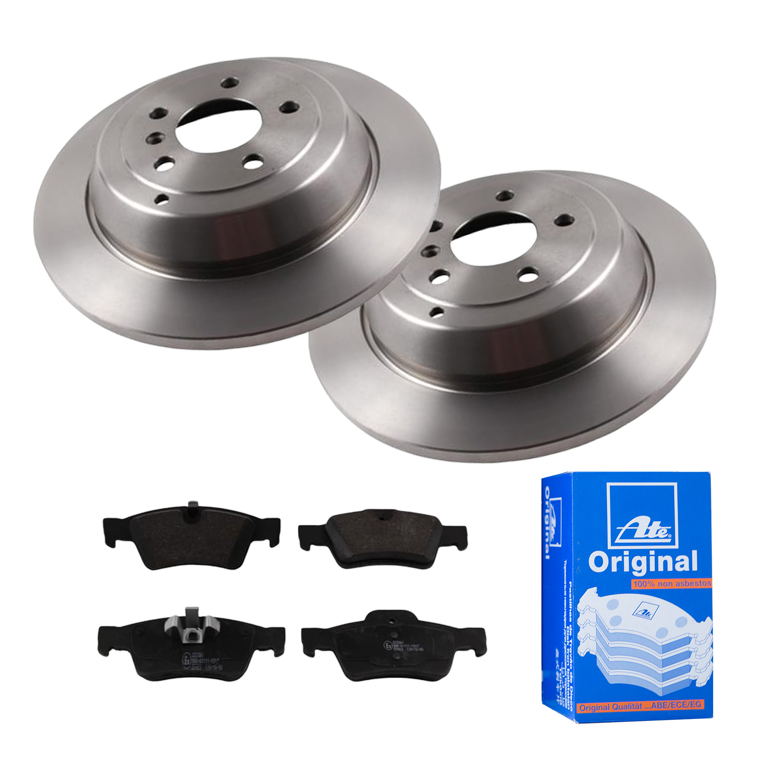 ATE Bremsensatz, Scheibenbremse ijf141ezx9 Hinterachse Voll 330mm 14mm für MERCEDES-BENZ