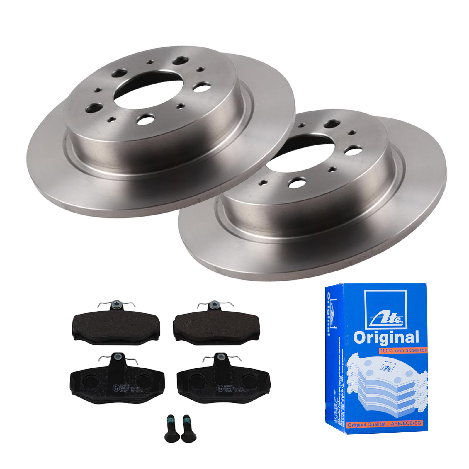 ATE Bremsensatz, Scheibenbremse ijf141f1s1 Hinterachse Voll 265mm 10mm für VOLVO