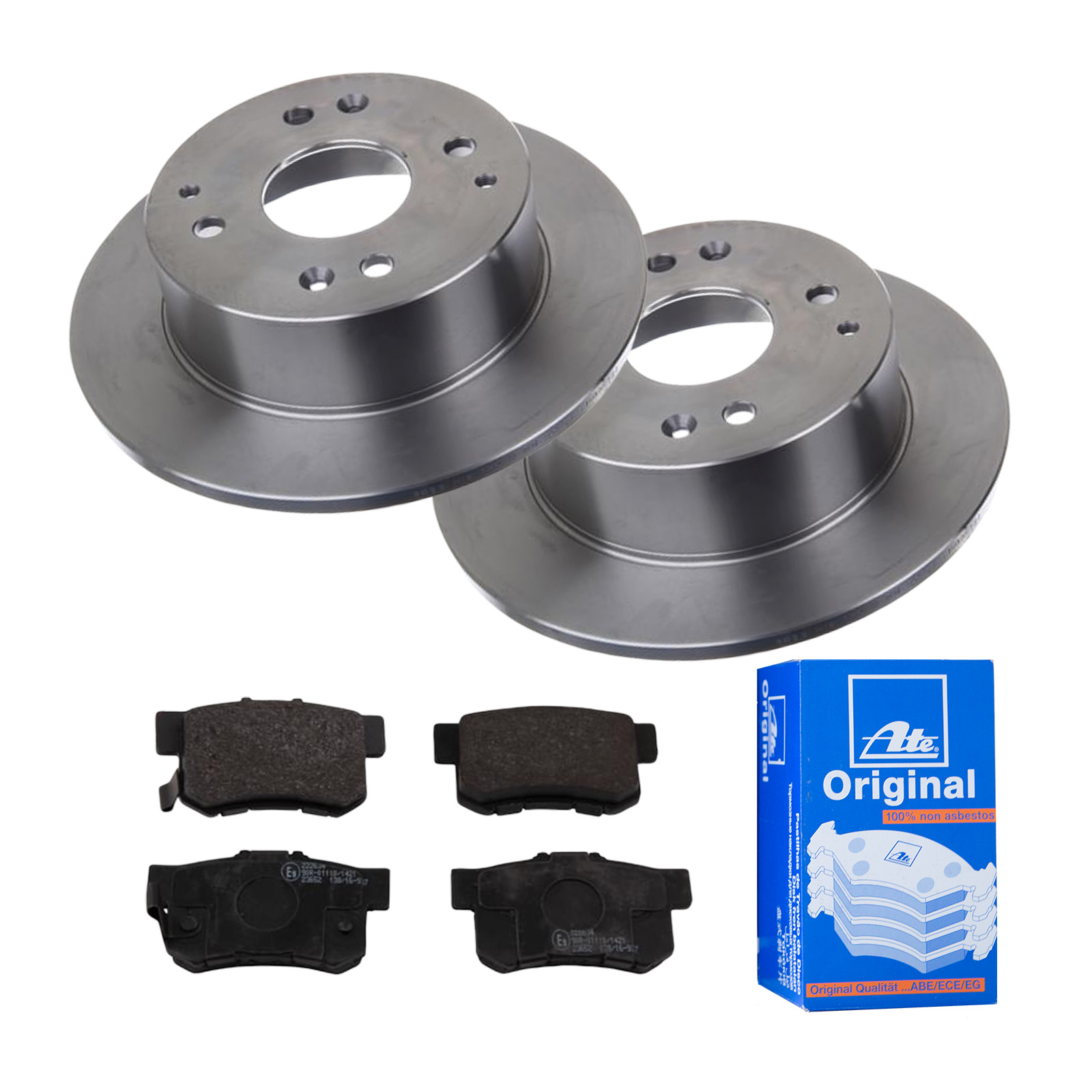 ATE ijf141f5q1 Hinterachse Voll 260mm 9mm für FIAT HONDA SUZUKI MG ROVER