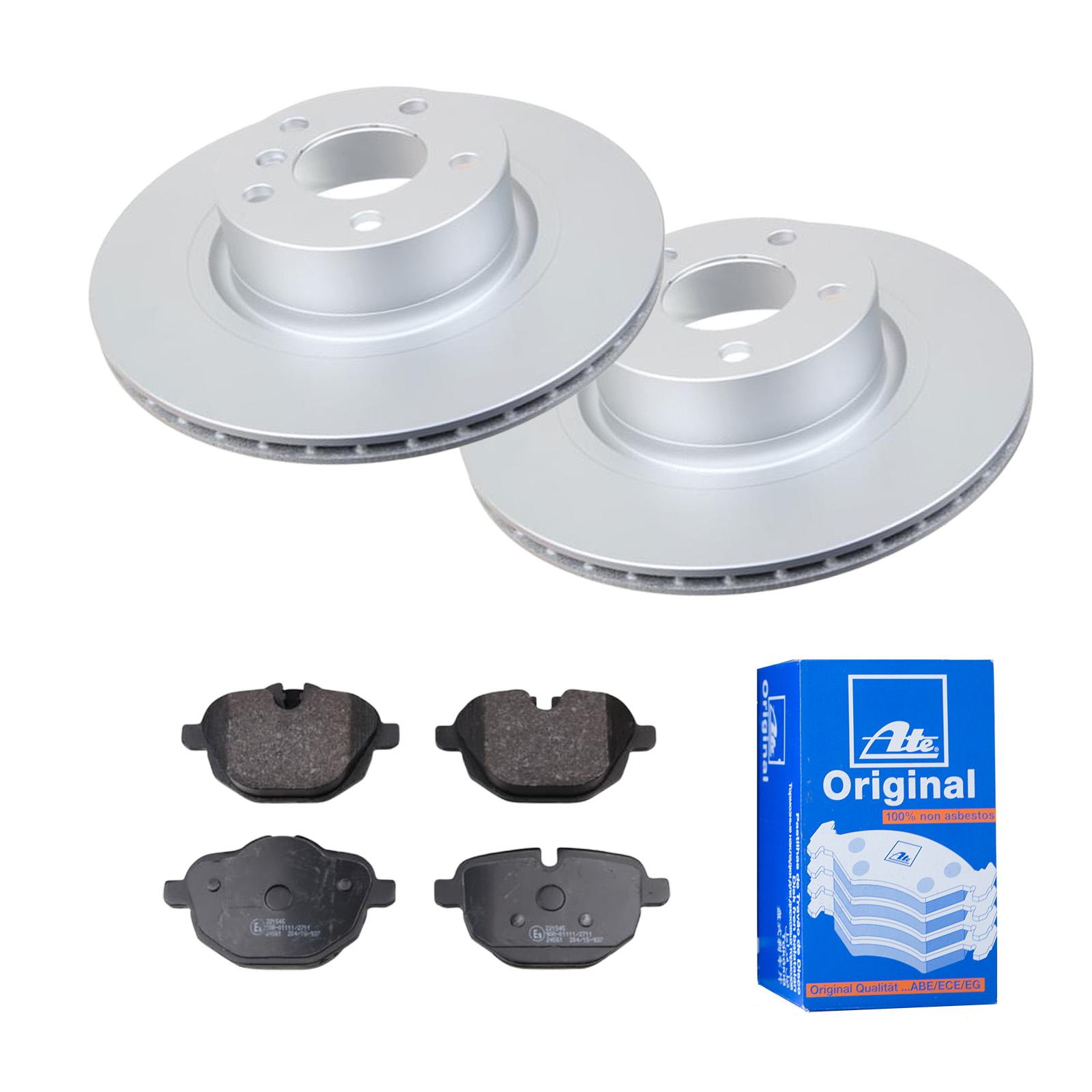 ATE Bremsensatz, Scheibenbremse ijf141f6b3 Hinterachse belüftet 330mm 20mm für BMW