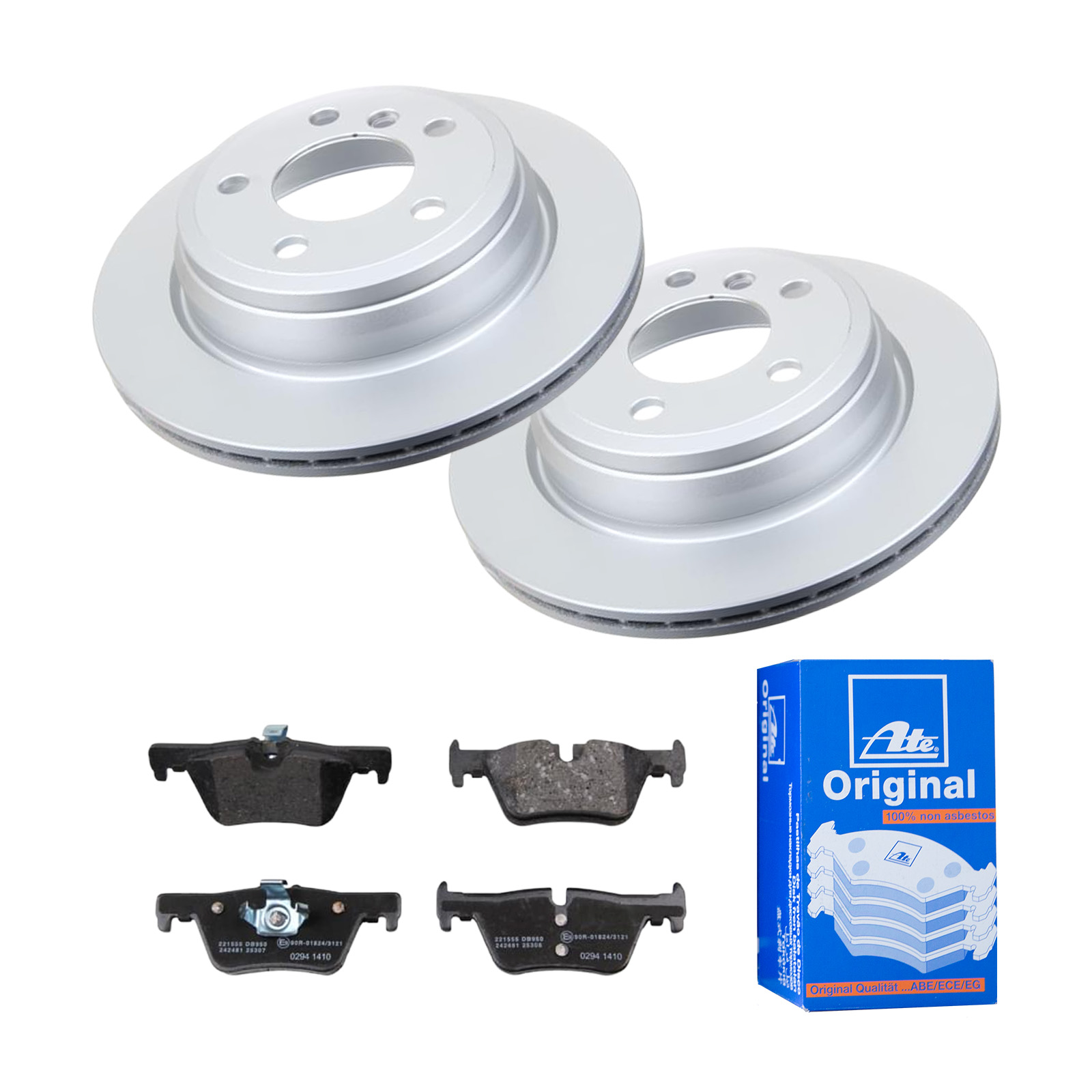 ATE Bremsensatz, Scheibenbremse ijf141fac7 Hinterachse belüftet 300mm 20mm für BMW