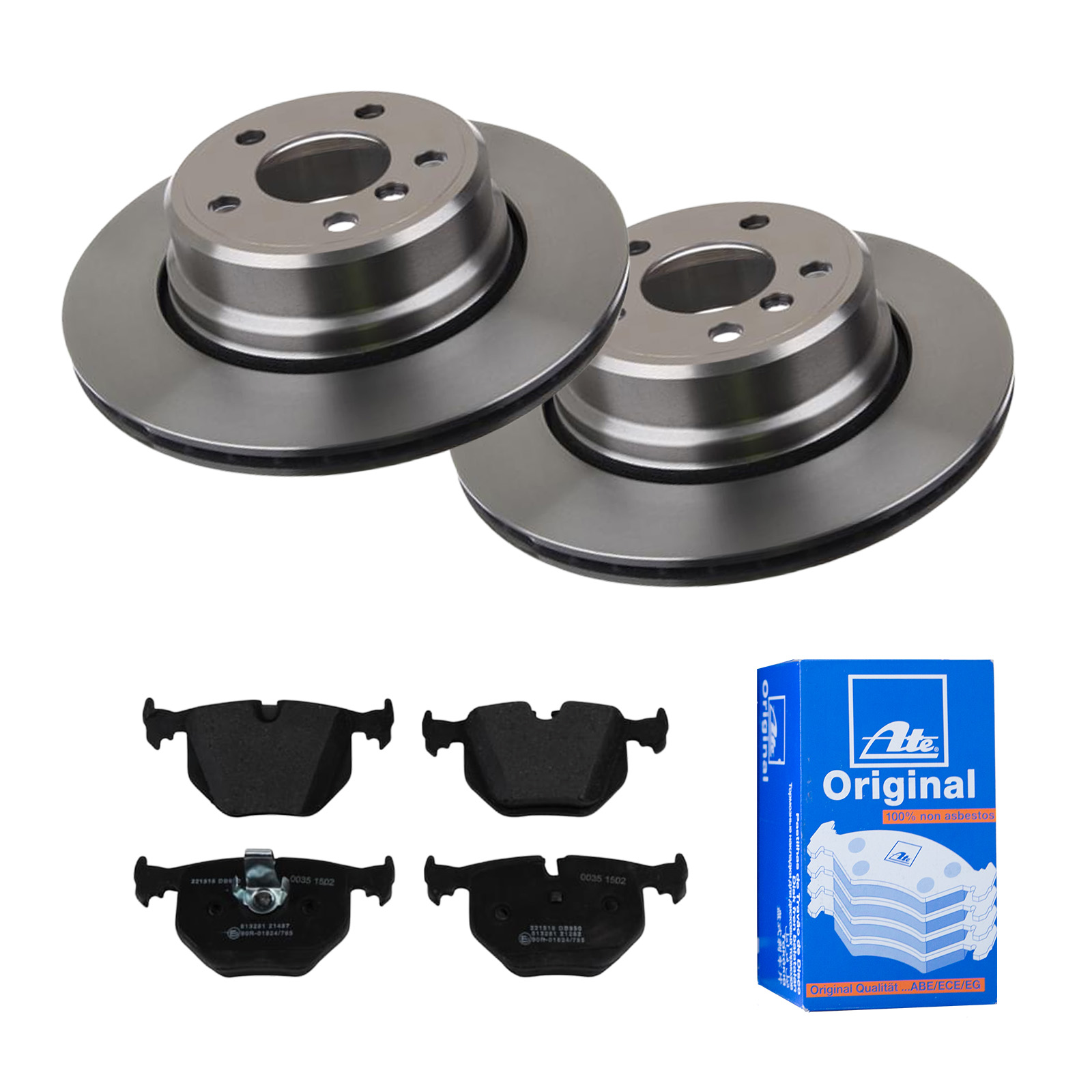 ATE Bremsensatz, Scheibenbremse ijf141fxw8 Hinterachse belüftet 324mm 20mm für BMW LAND ROVER