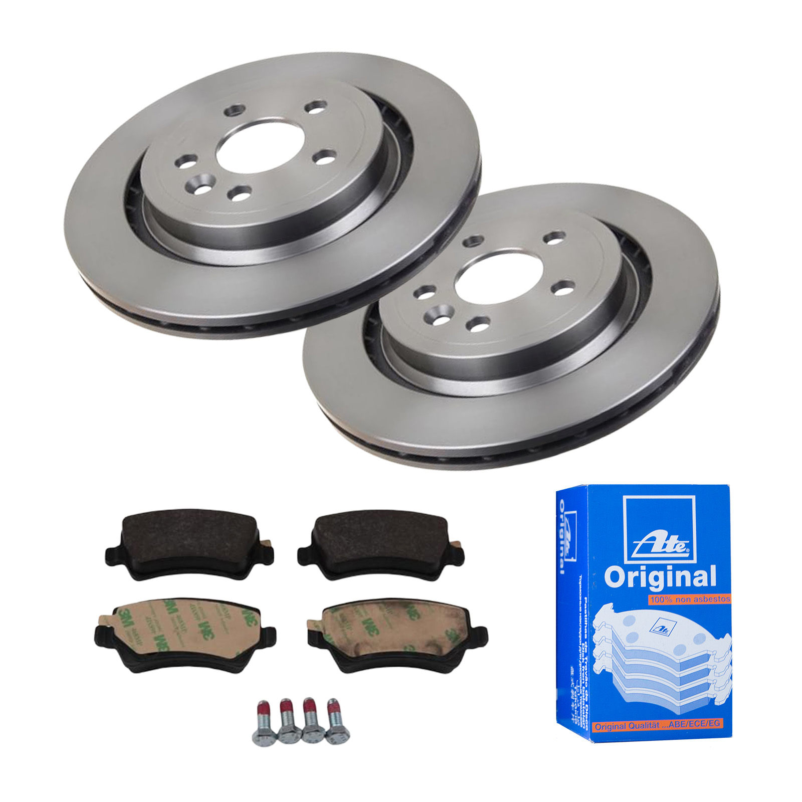 ATE Bremsensatz, Scheibenbremse ijf141fyi0 Hinterachse belüftet 302mm 22mm für VOLVO