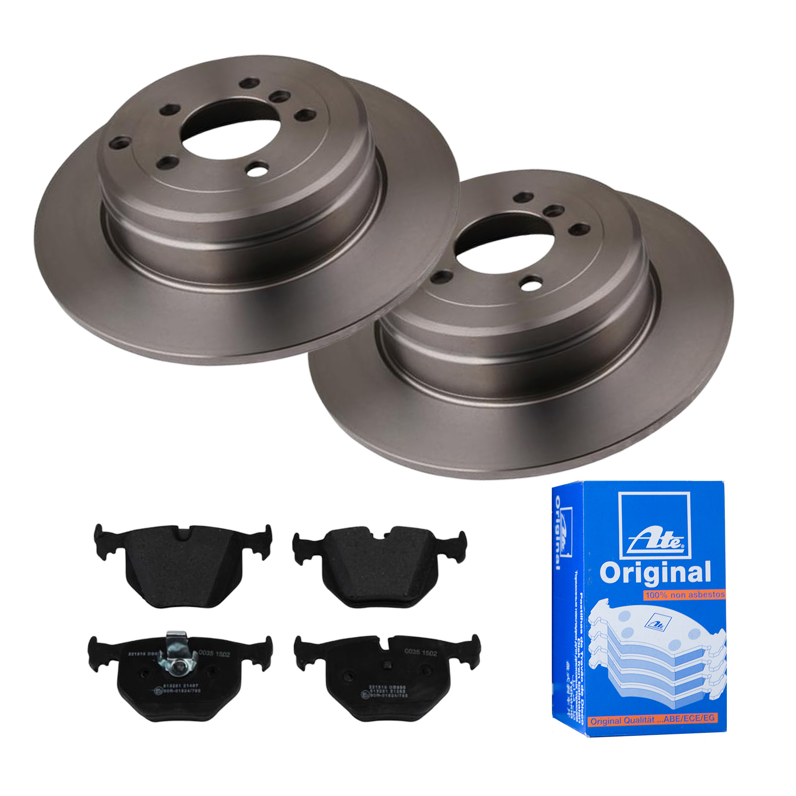 ATE Bremsensatz, Scheibenbremse ijf141fzo4 Hinterachse Voll 354mm 11mm für BMW LAND ROVER
