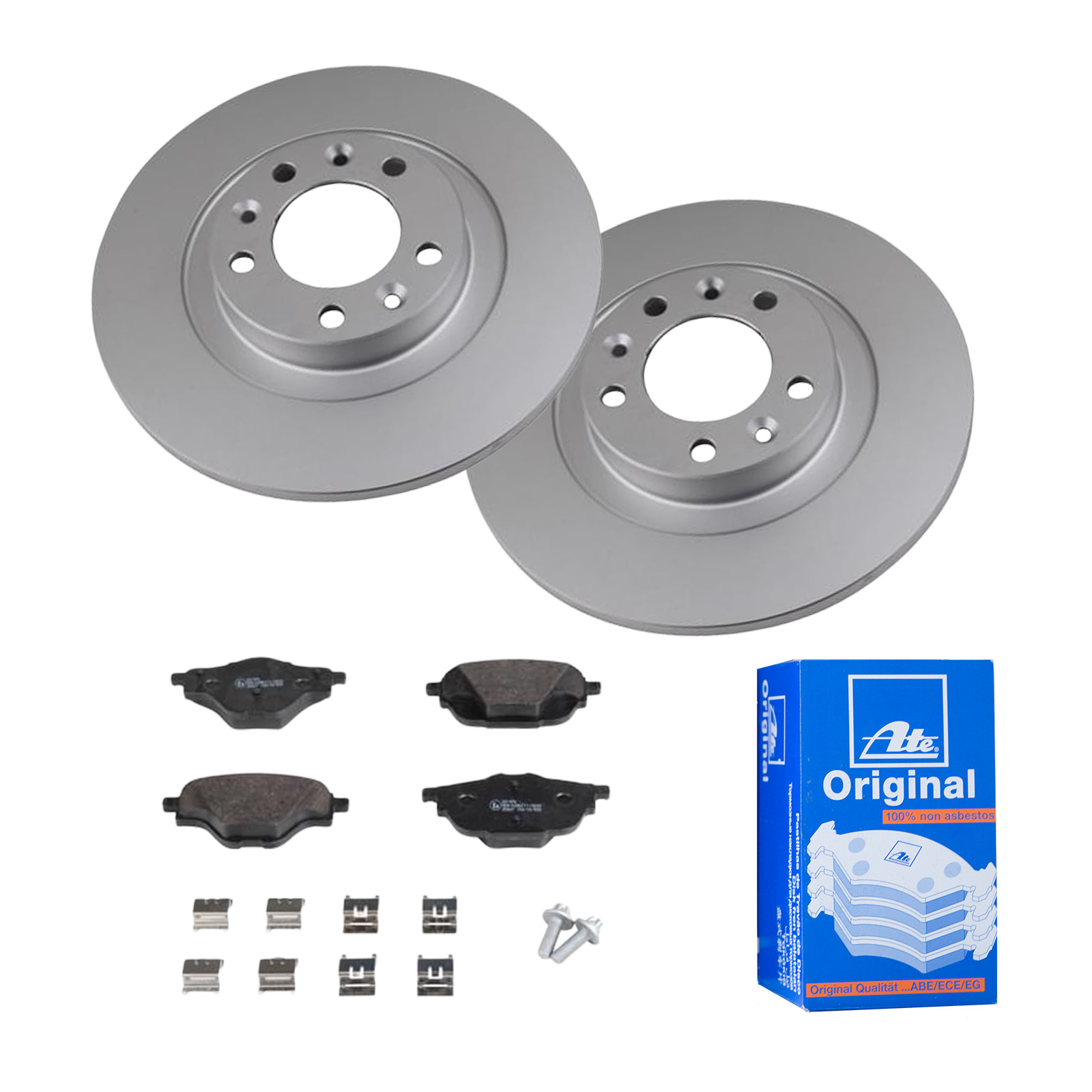 ATE Bremsensatz, Scheibenbremse ijf141g0o8 Hinterachse Voll 290mm 12mm für VAUXHALL PEUGEOT CITROËN TOYOTA