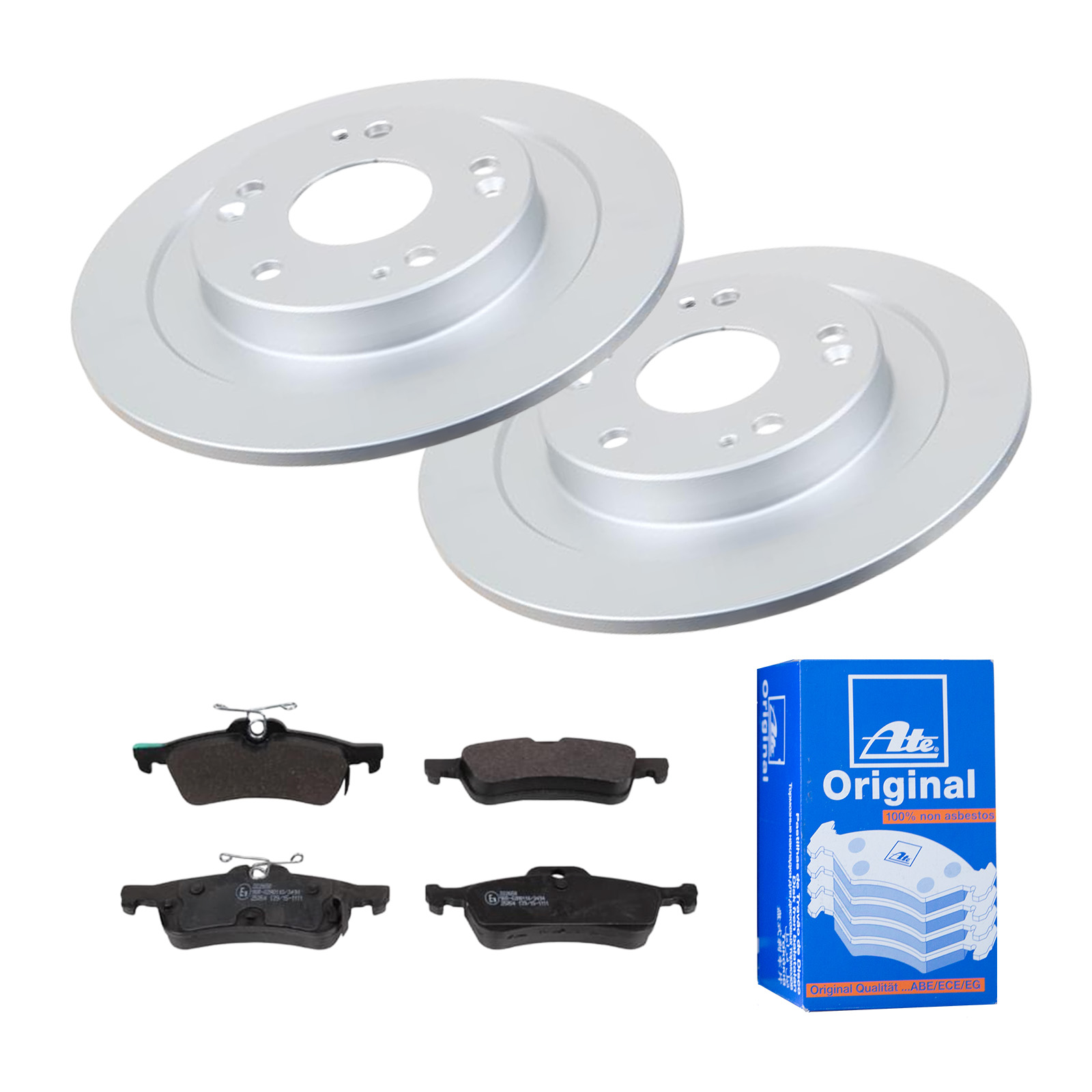 ATE Bremsensatz, Scheibenbremse ijf141g1o2 Hinterachse Voll 276mm 10mm für HONDA