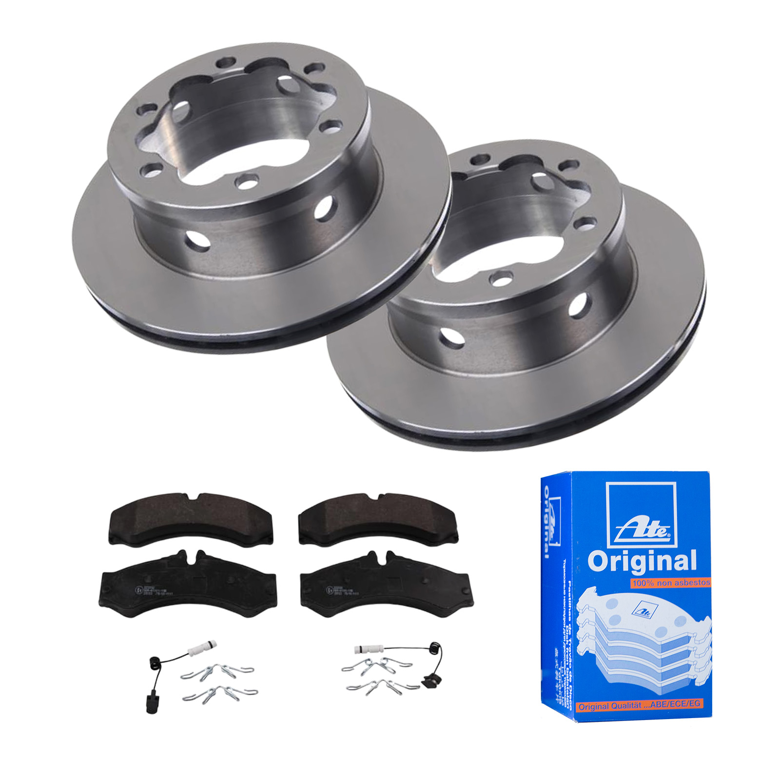 ATE Bremsensatz, Scheibenbremse ijf141g264 Hinterachse belüftet 285mm 21mm für MERCEDES-BENZ VAG CHRYSLER