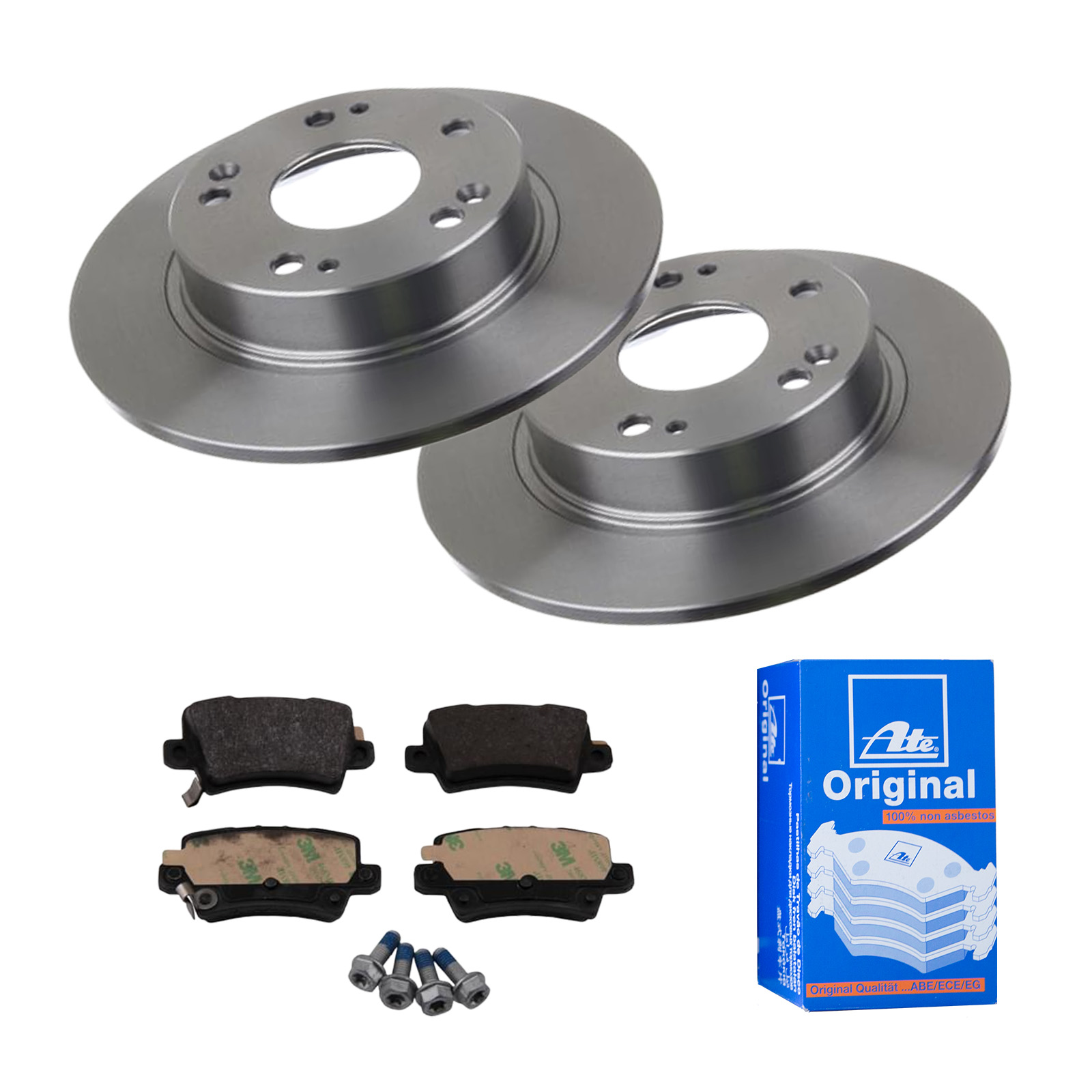 ATE Bremsensatz, Scheibenbremse ijf141g2y2 Hinterachse Voll 260mm 9mm für HONDA