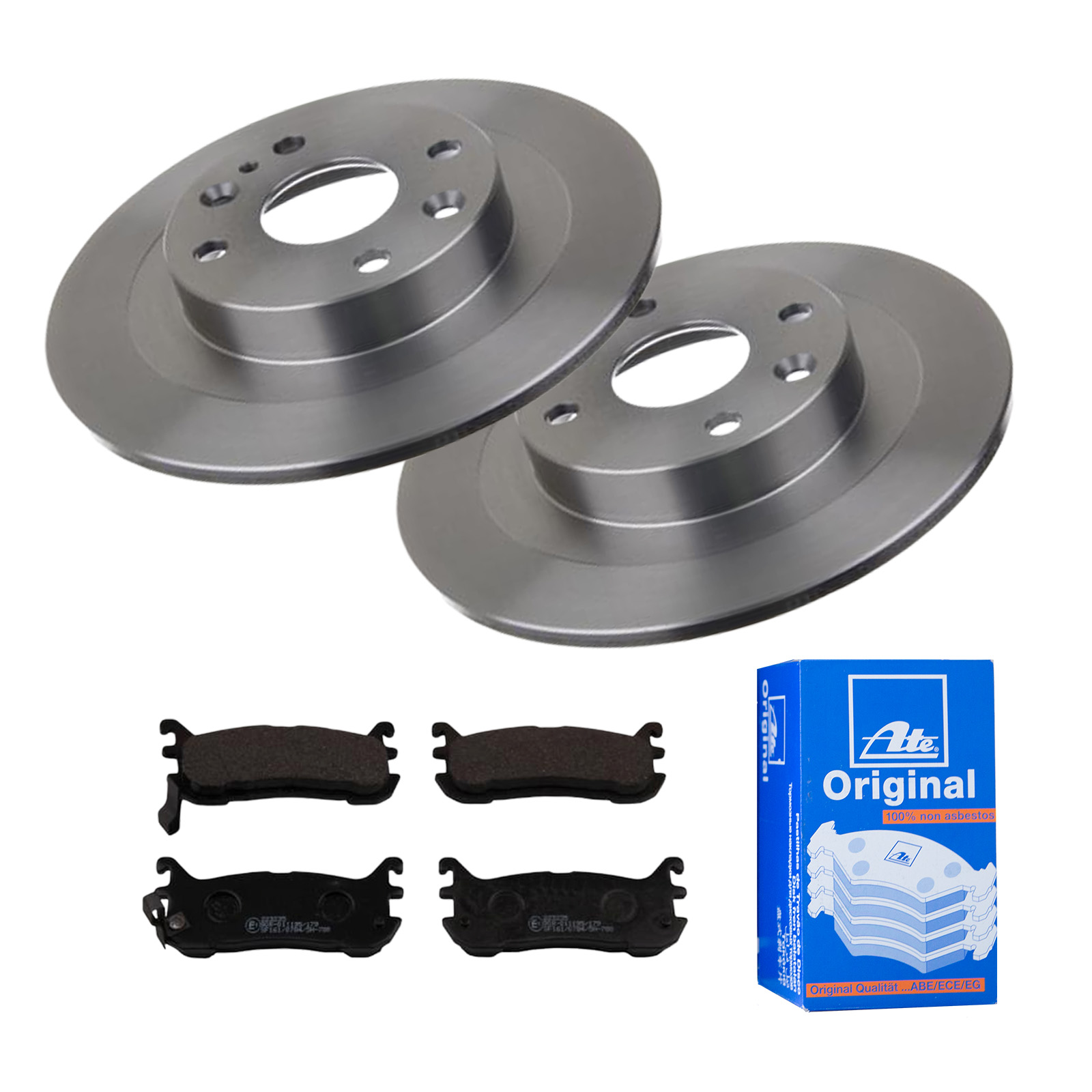ATE Bremsensatz, Scheibenbremse ijf141g6s2 Hinterachse Voll 251mm 9mm für MAZDA