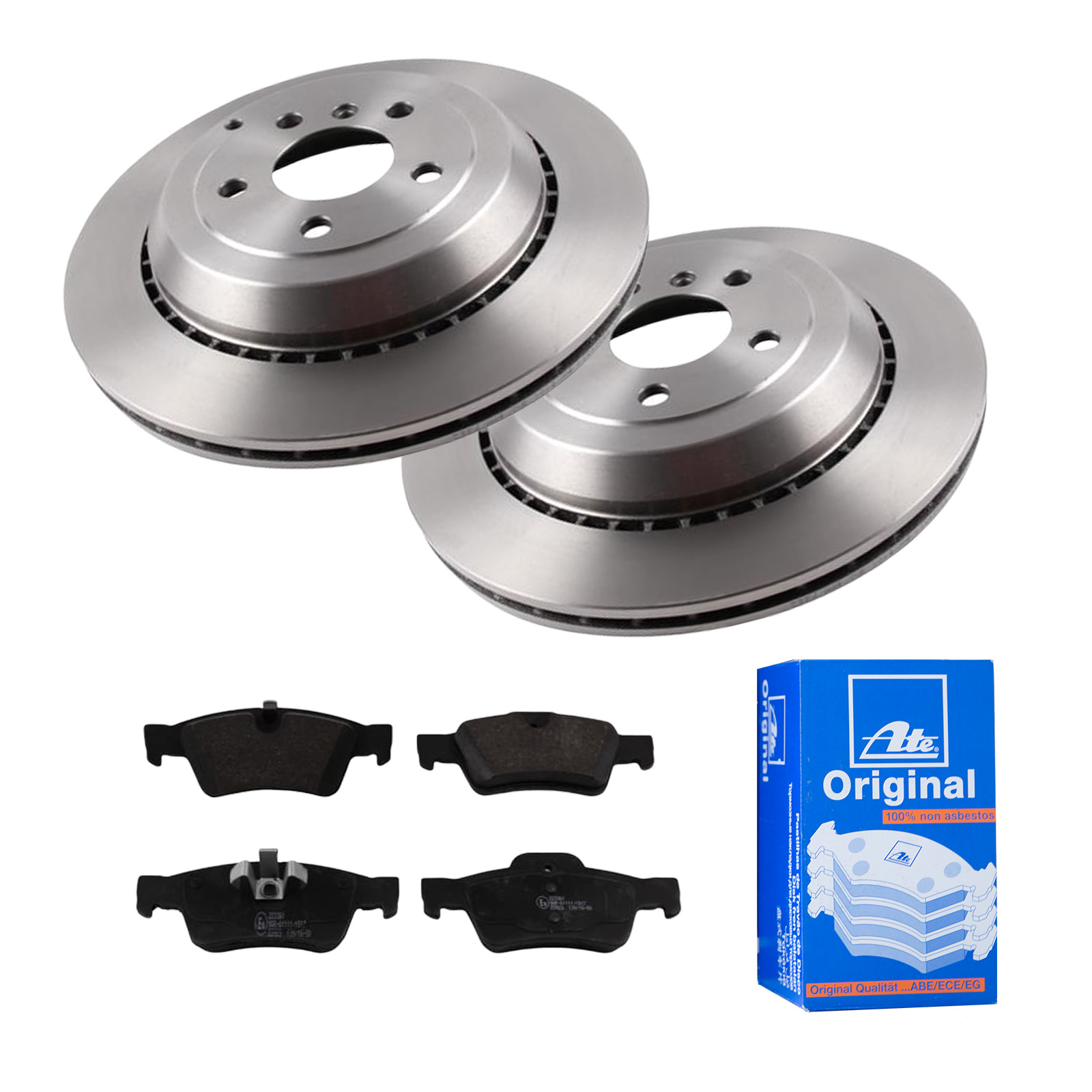 ATE Bremsensatz, Scheibenbremse ijf141gn24 Hinterachse belüftet 330mm 22mm für MERCEDES-BENZ