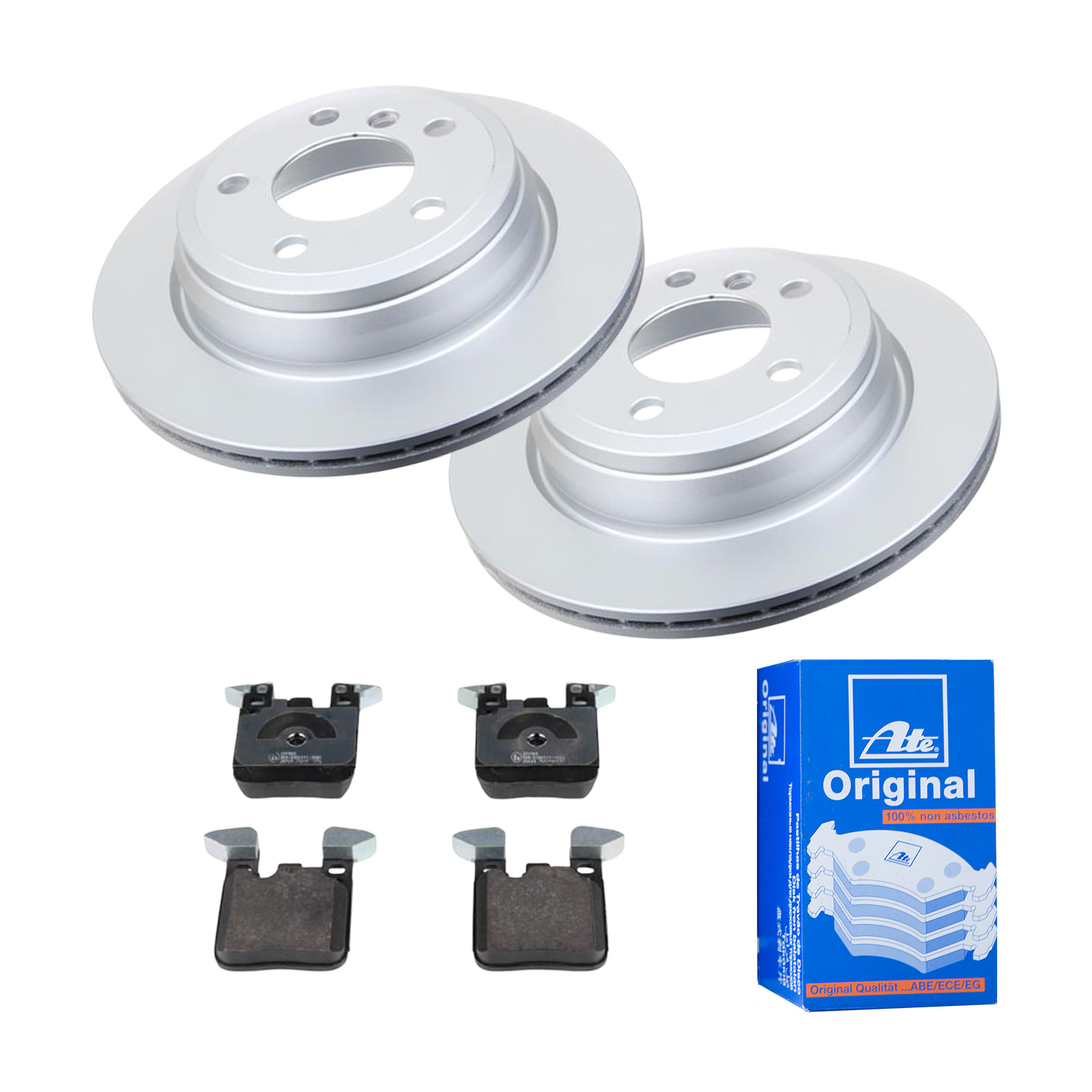 ATE Bremsensatz, Scheibenbremse ijf141gqg2 Hinterachse belüftet 300mm 20mm für BMW