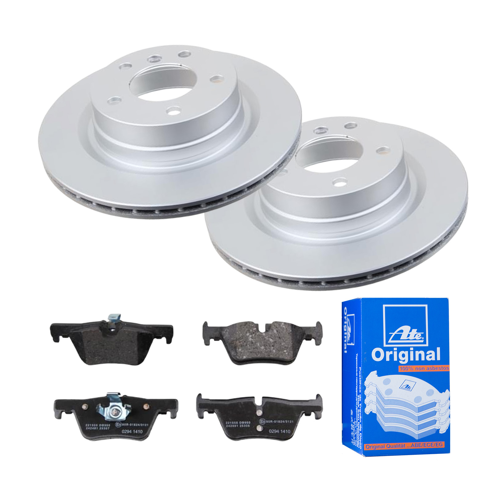 ATE Bremsensatz, Scheibenbremse ijf141gqp8 Hinterachse belüftet 300mm 20mm für BMW