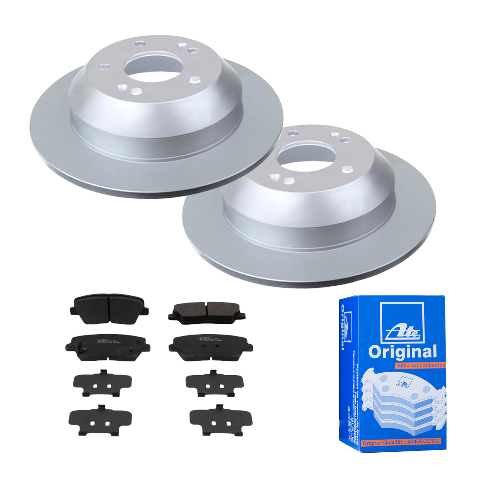 ATE Bremsensatz, Scheibenbremse ijf141gr80 Hinterachse Voll 302mm 11mm für HYUNDAI KIA