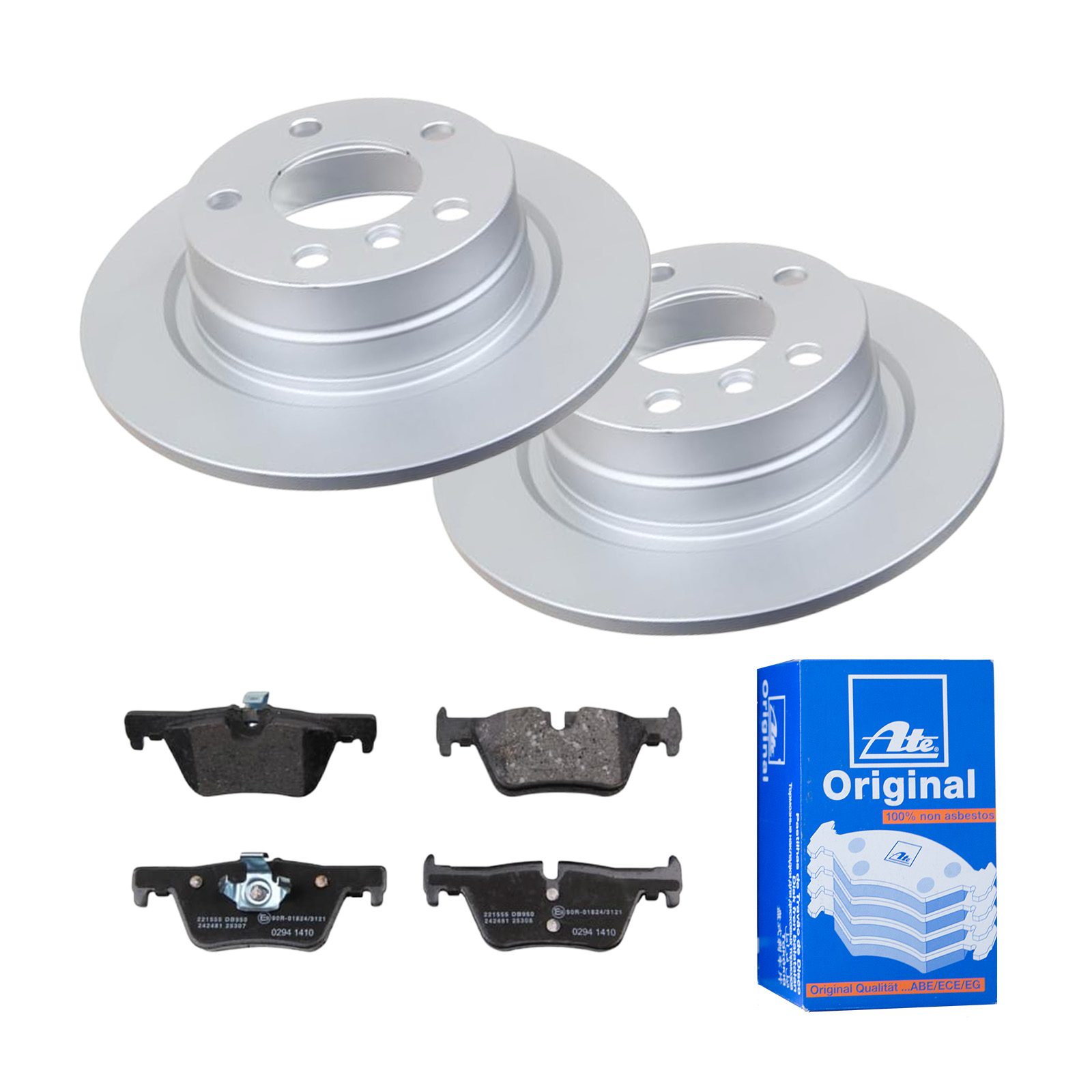 ATE Bremsensatz, Scheibenbremse ijf141gs08 Hinterachse Voll 290mm 11mm für BMW