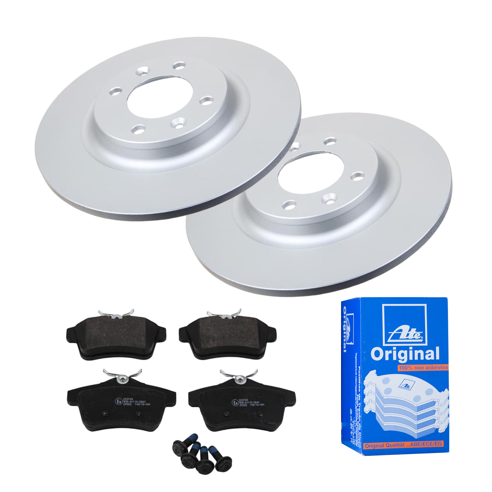ATE Bremsensatz, Scheibenbremse ijf141gs94 Hinterachse Voll 290mm 12mm für PEUGEOT CITROËN