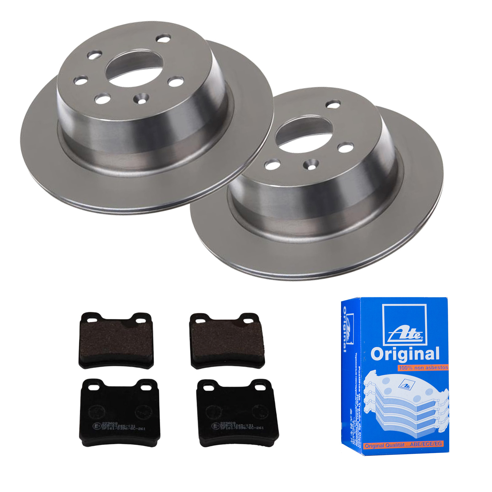 ATE Bremsensatz, Scheibenbremse ijf141h1n0 Hinterachse Voll 260mm 10mm für OPEL VAUXHALL SAAB