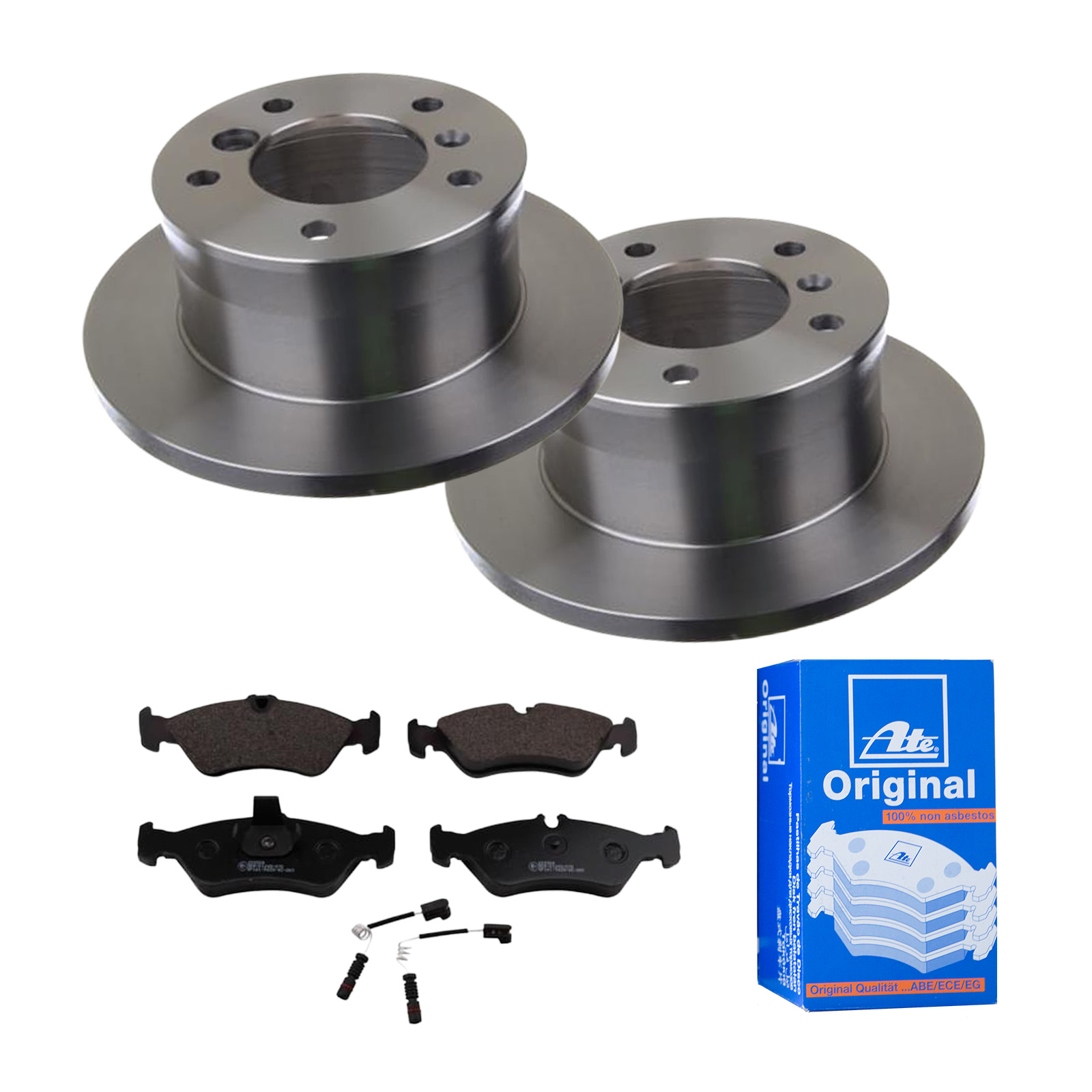 ATE Bremsensatz, Scheibenbremse ijf141h6d8 Hinterachse Voll 272mm 16mm für MERCEDES-BENZ CHRYSLER VAG