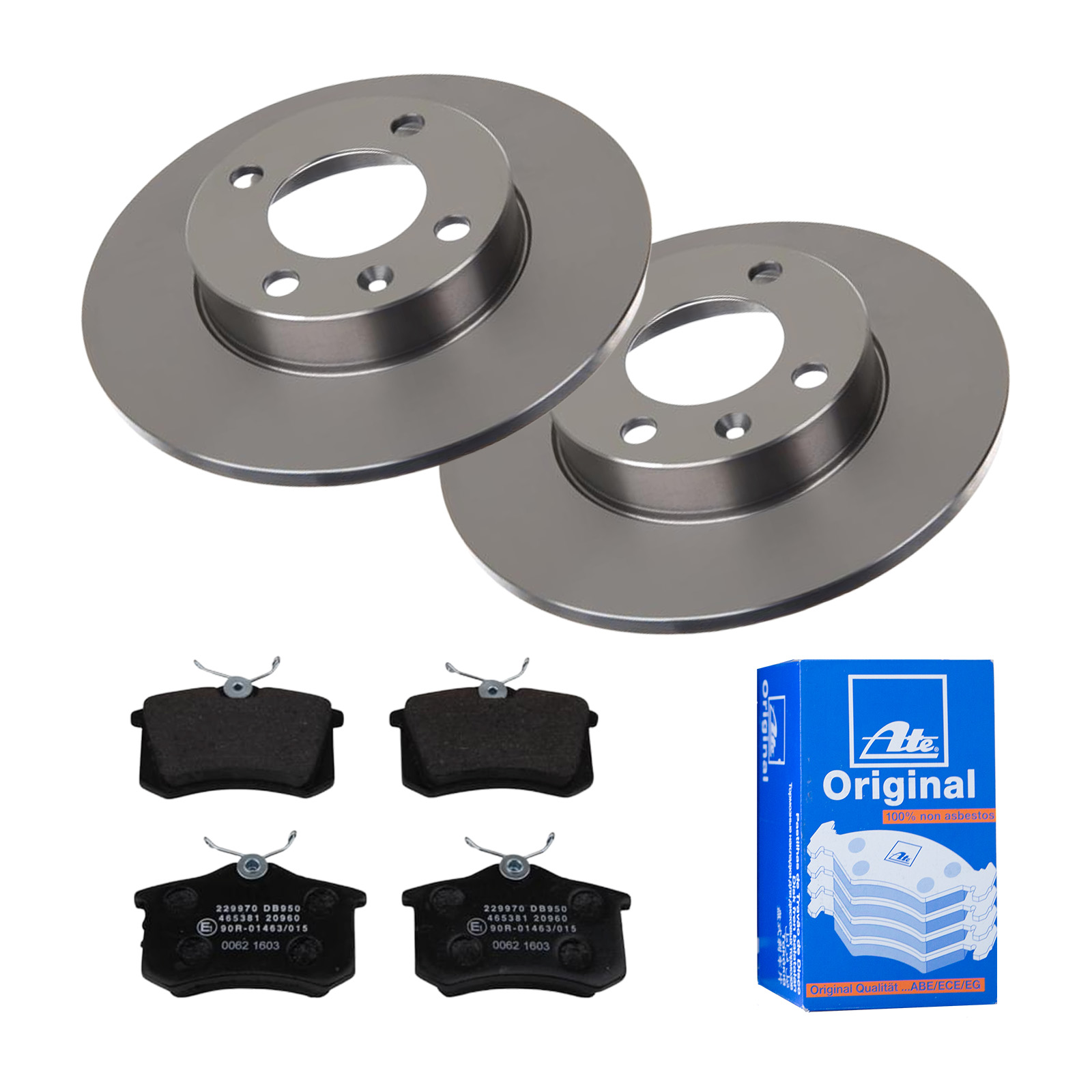 ATE Bremsensatz, Scheibenbremse ijf141h9y2 Vorderachse Voll 239mm 10mm für VAG SEAT