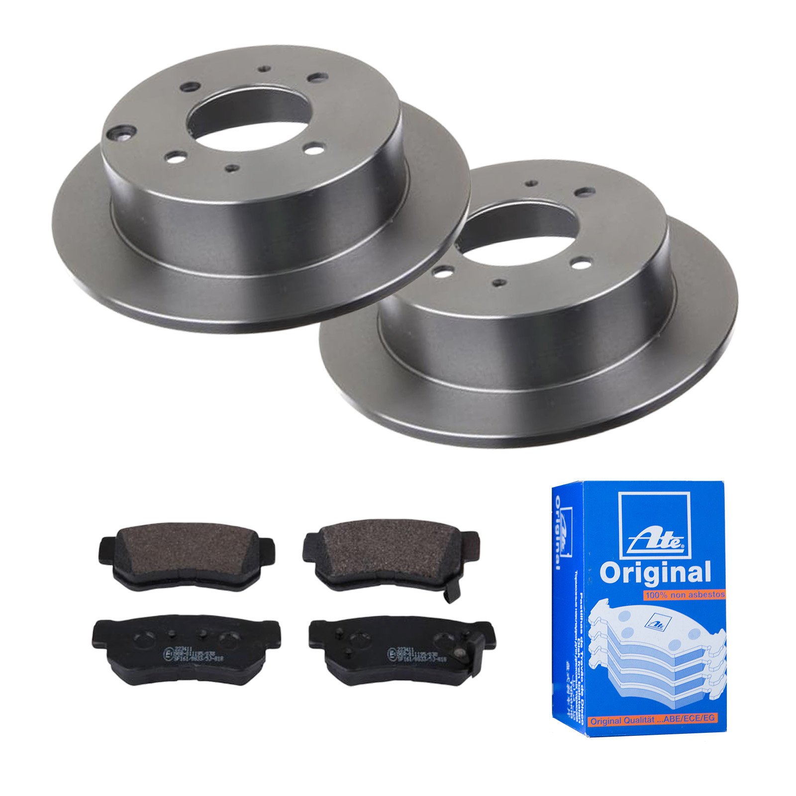 ATE Bremsensatz, Scheibenbremse ijf141hd94 Hinterachse Voll 262mm 10mm für HYUNDAI KIA