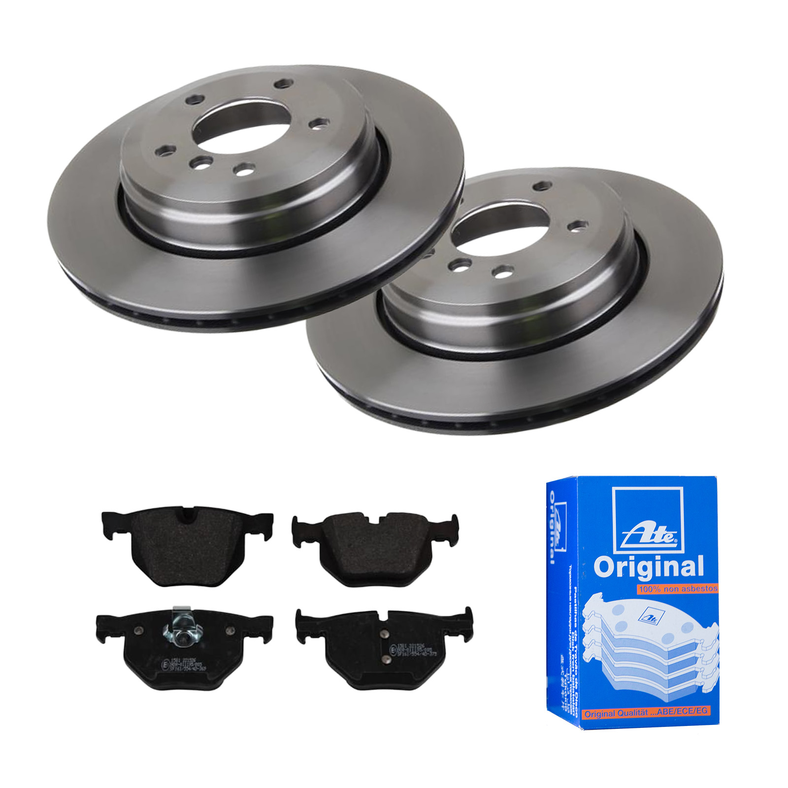 ATE Bremsensatz, Scheibenbremse ijf141hf06 Hinterachse belüftet 320mm 20mm für BMW
