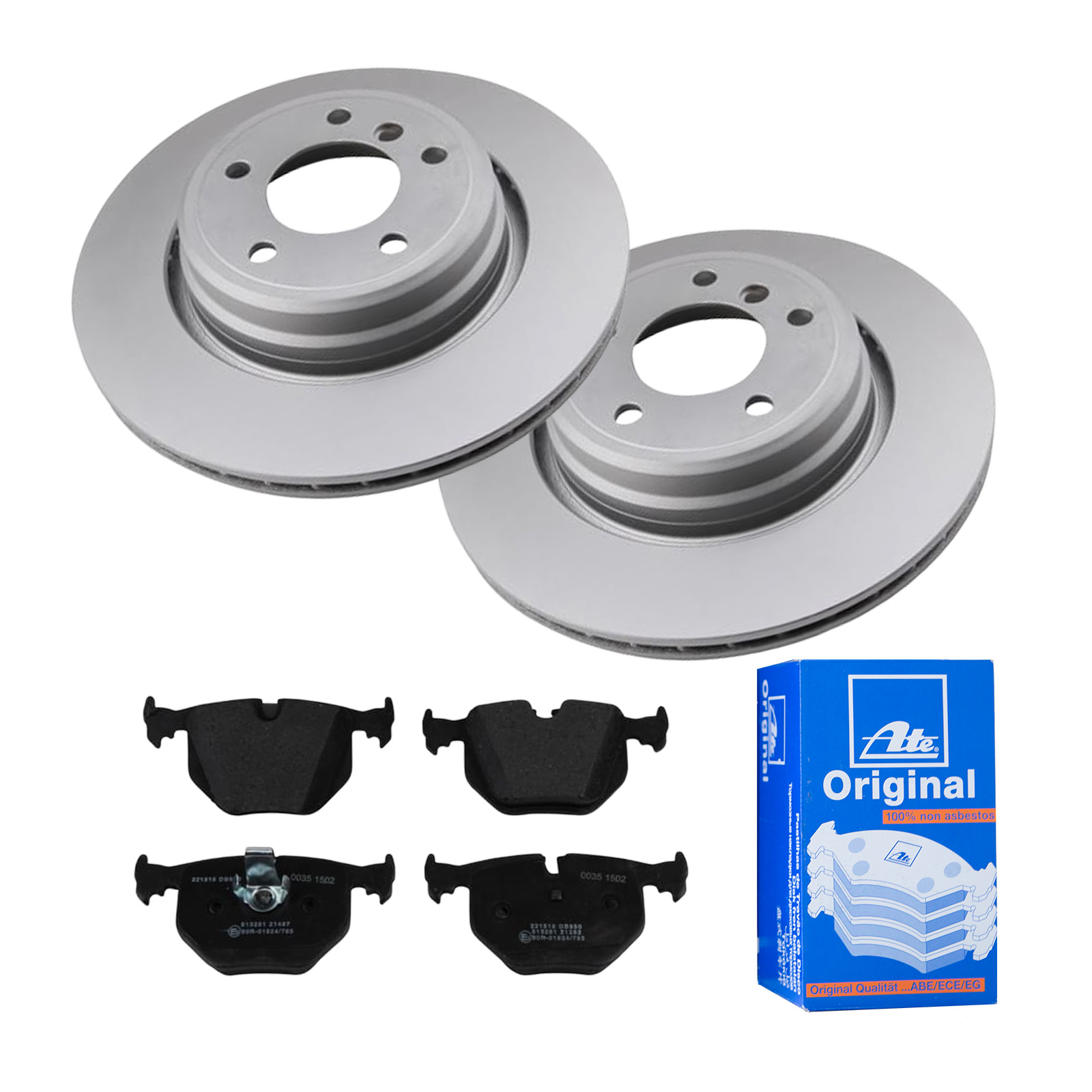 ATE Bremsensatz, Scheibenbremse ijf141hh14 Hinterachse belüftet 328mm 20mm für BMW LAND ROVER