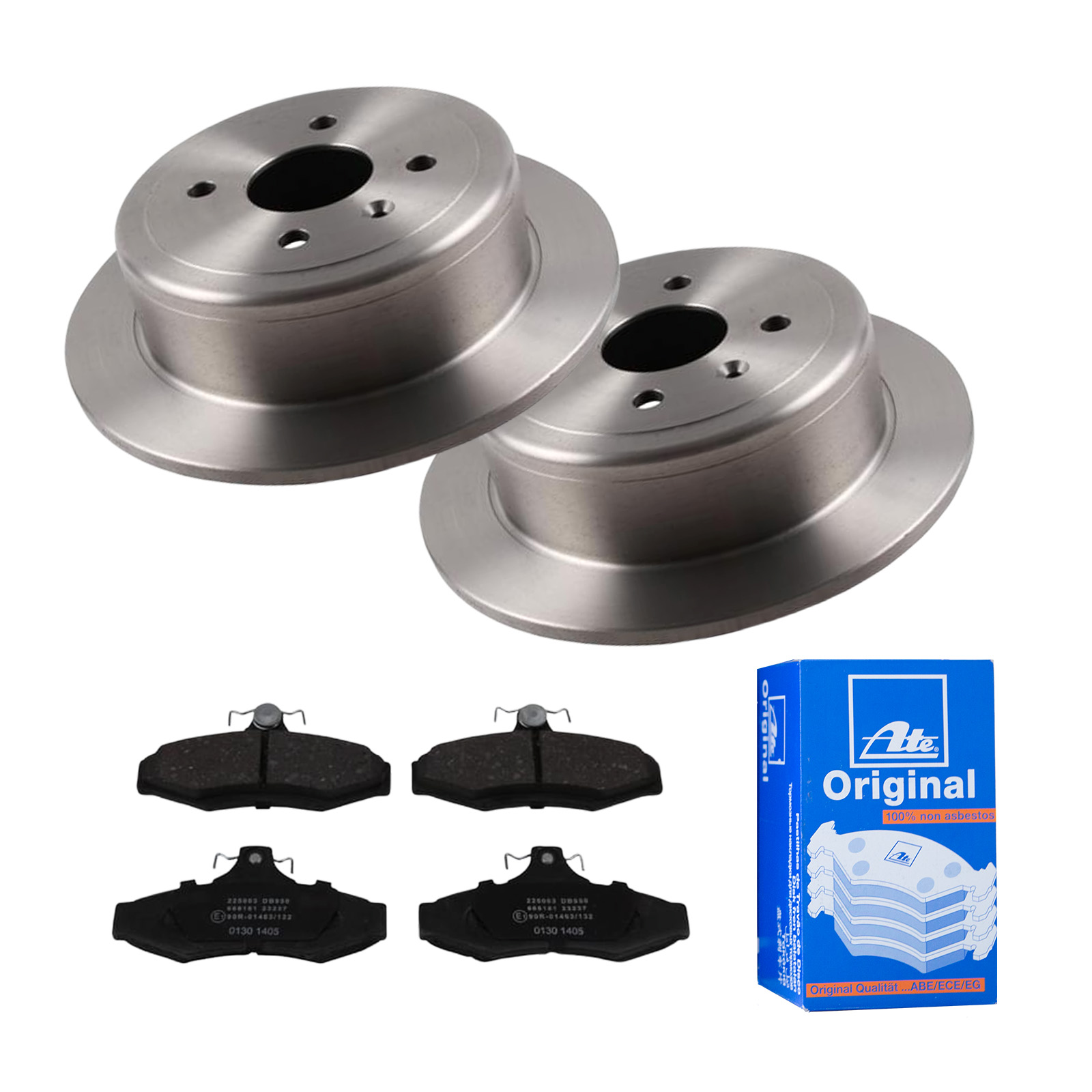 ATE Bremsensatz, Scheibenbremse ijf141hi28 Hinterachse Voll 258mm 10mm für DAEWOO CHEVROLET