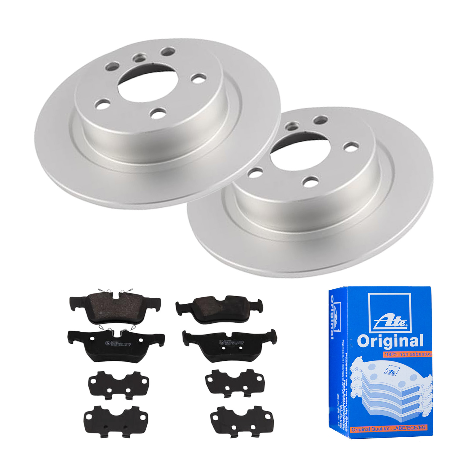 ATE Bremsensatz, Scheibenbremse ijf141hjn4 Hinterachse Voll 280mm 10mm für BMW MINI
