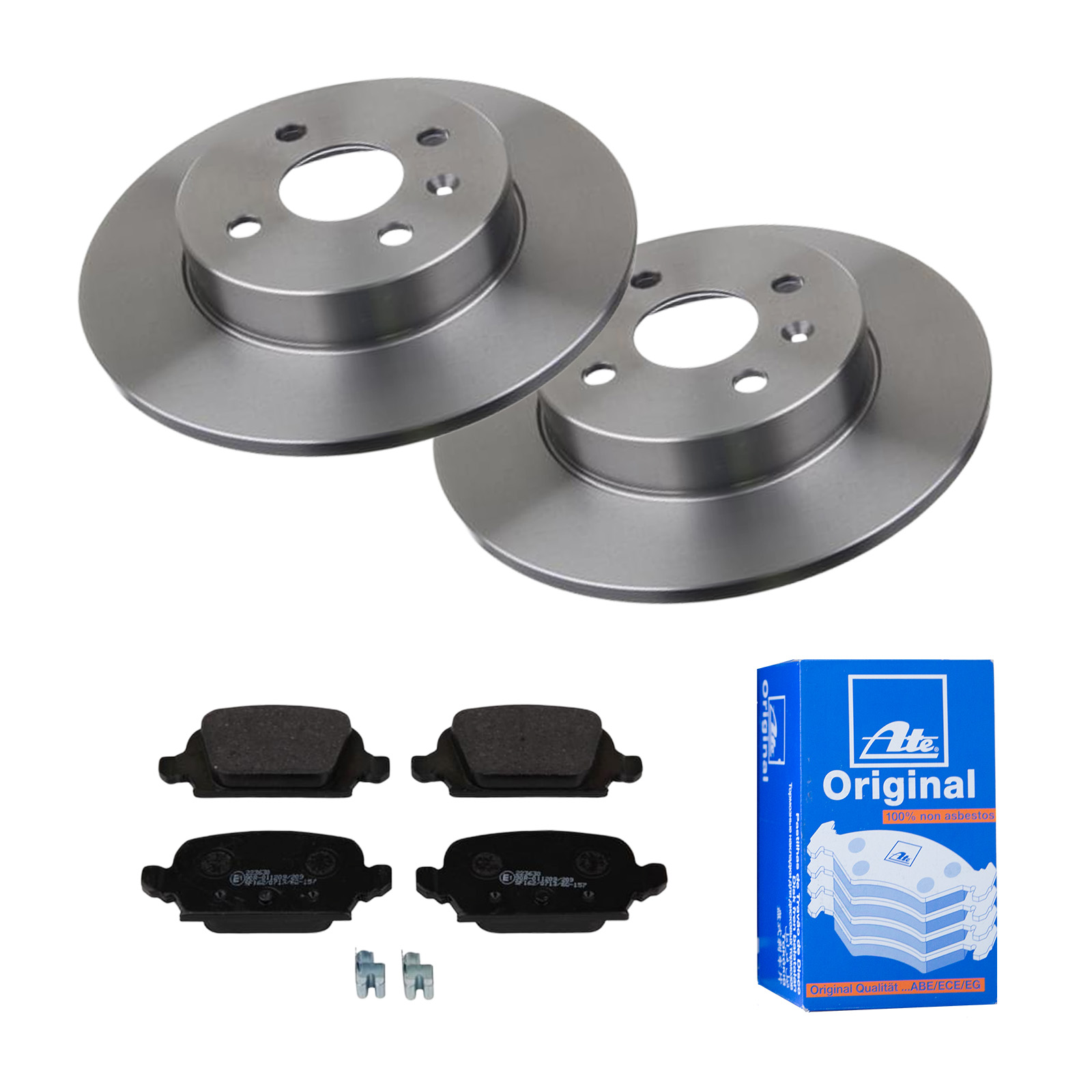 ATE Bremsensatz, Scheibenbremse ijf141hl70 Hinterachse Voll 264mm 10mm für VAUXHALL OPEL