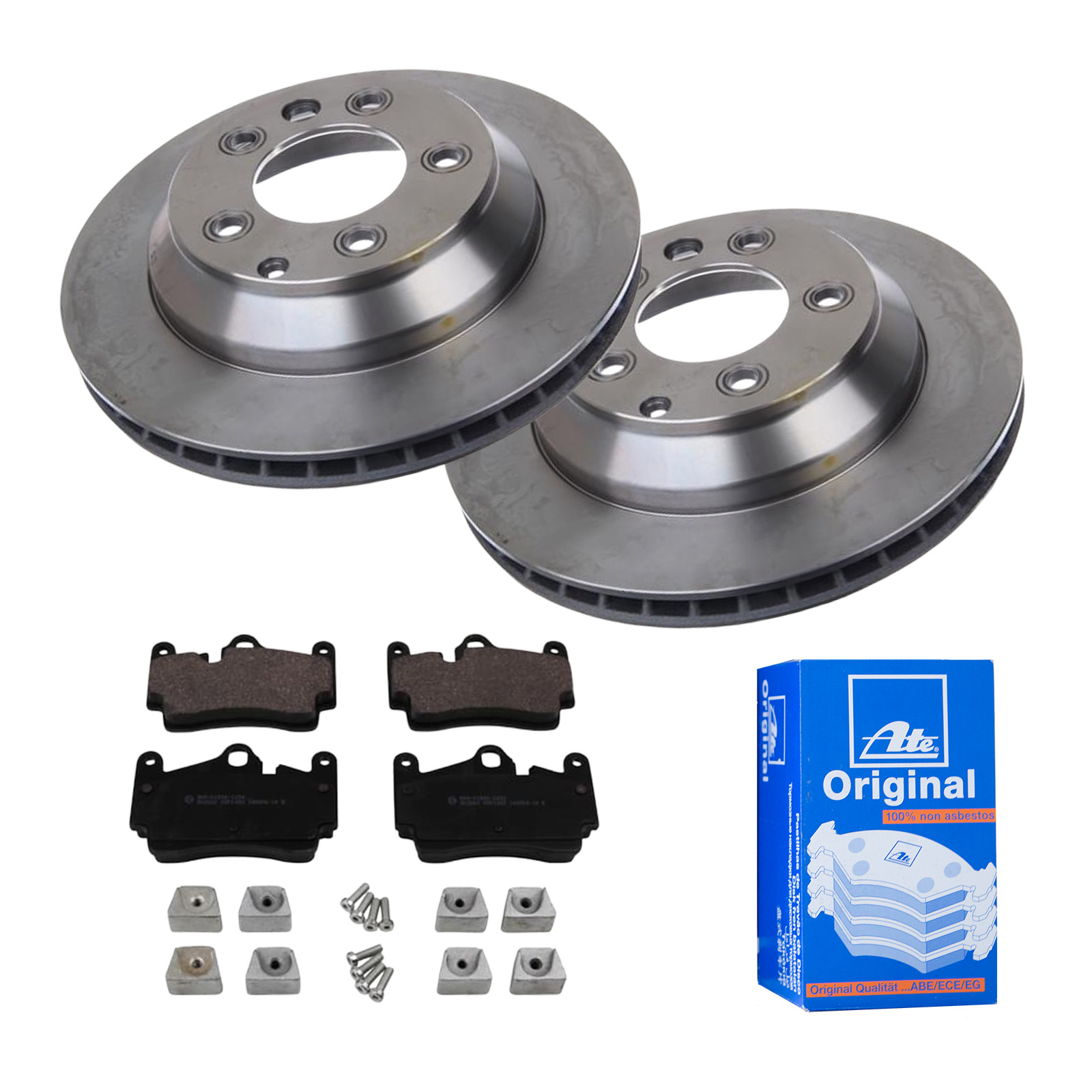ATE Bremsensatz, Scheibenbremse ijf141hm94 Hinterachse belüftet 330mm 28mm für VAG PORSCHE