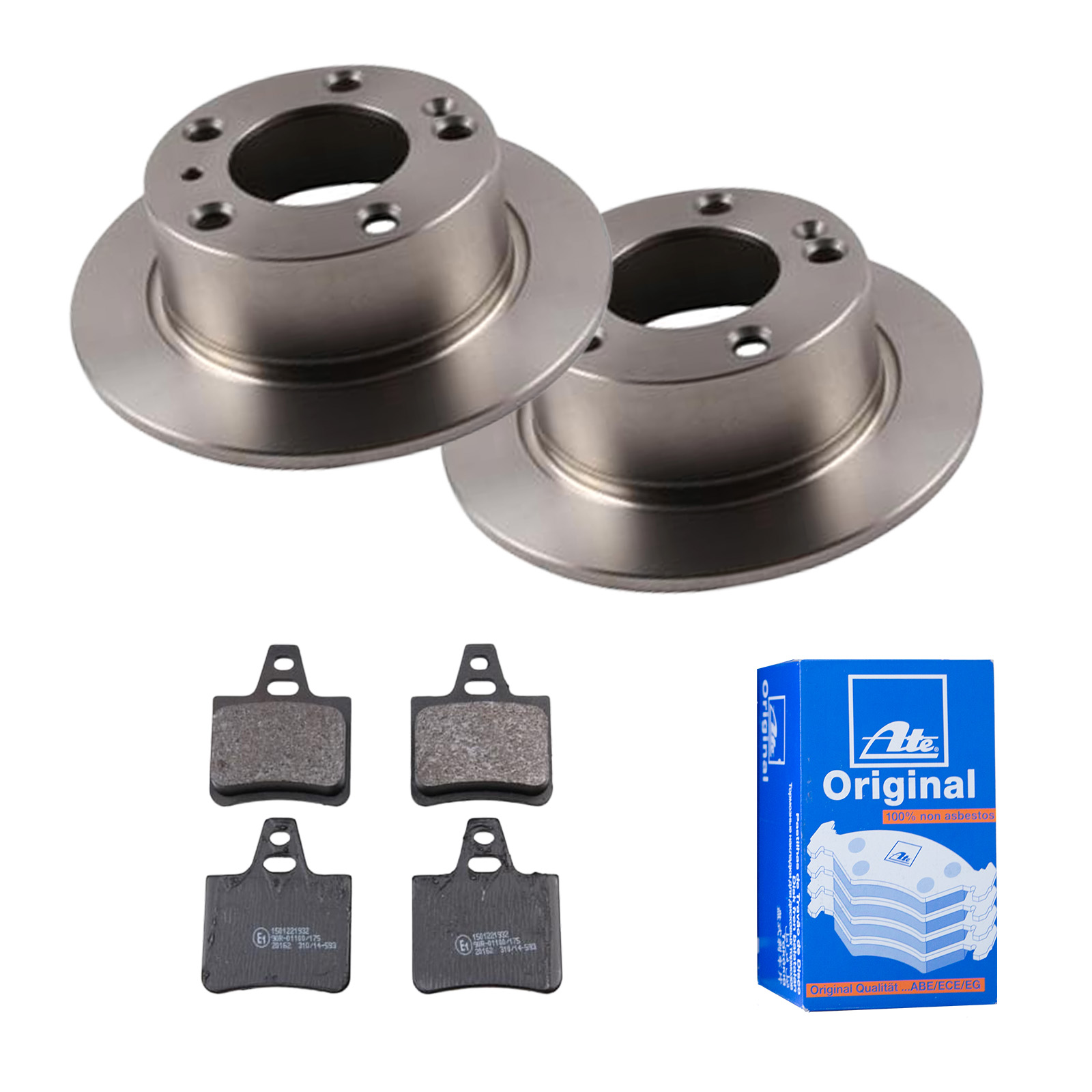 ATE ijf141hn98 Hinterachse Voll 224mm 9mm für CITROËN