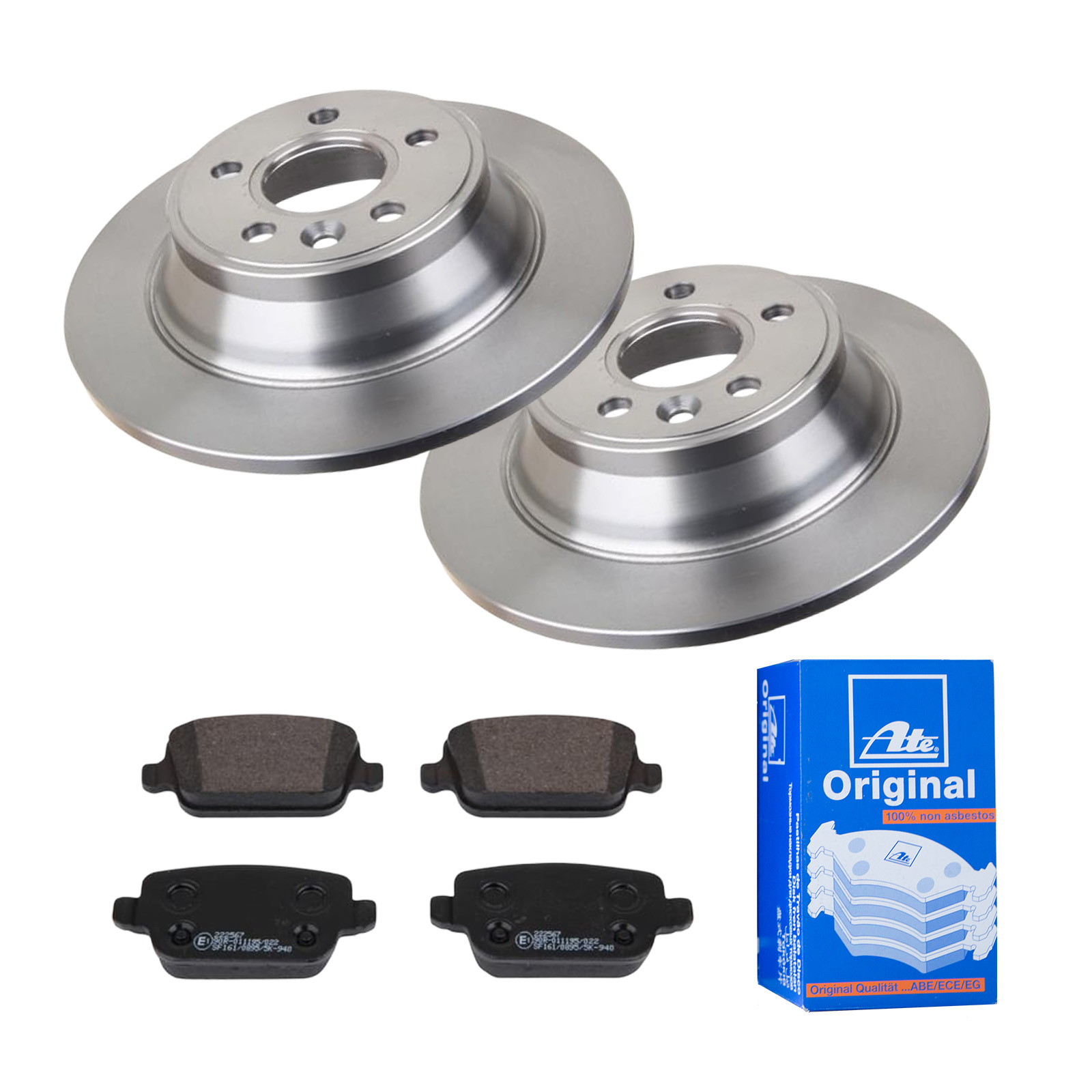 ATE Bremsensatz, Scheibenbremse ijf141hqa0 Hinterachse Voll 302mm 12mm für VOLVO LAND ROVER