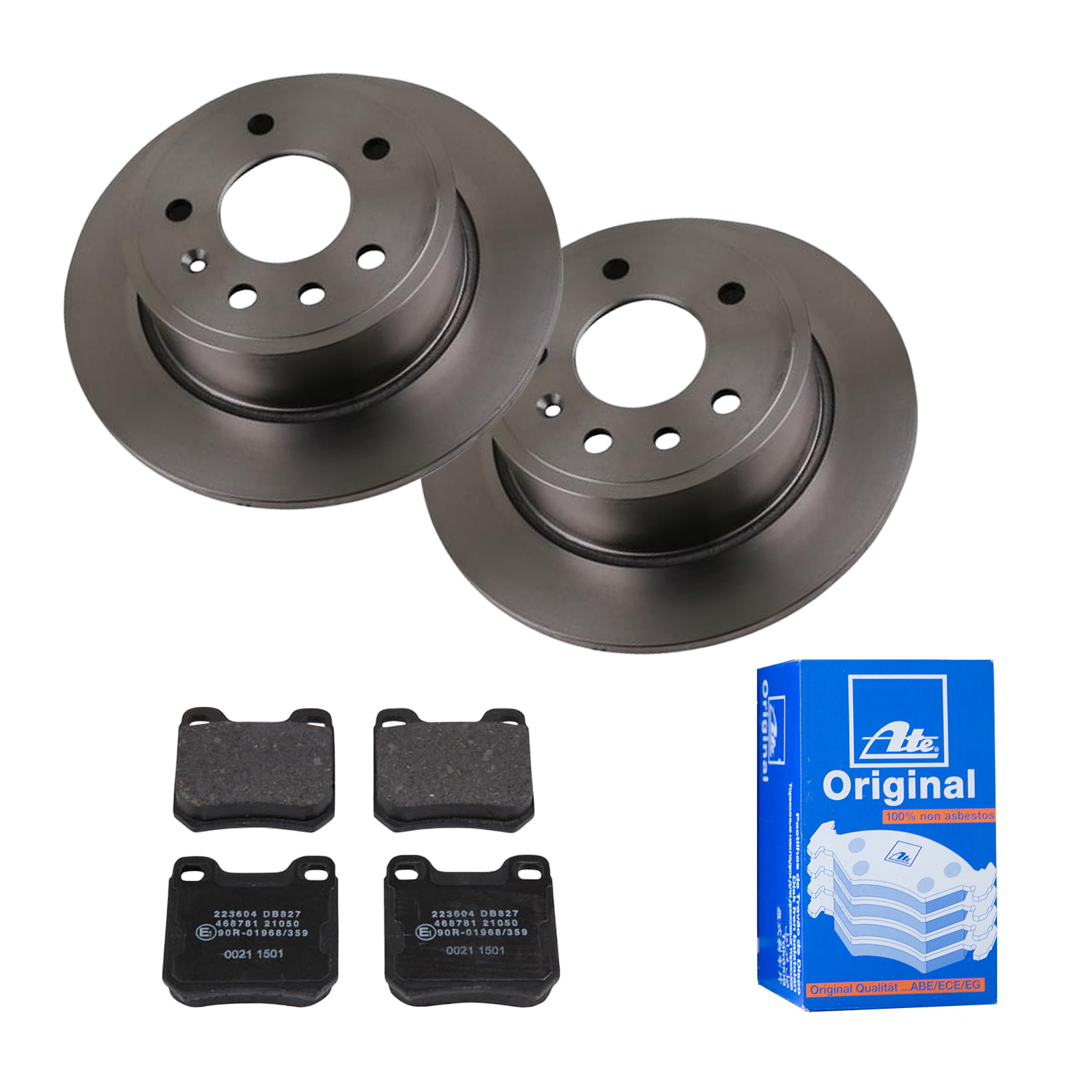 ATE Bremsensatz, Scheibenbremse ijf141hsz0 Hinterachse Voll 270mm 10mm für VAUXHALL OPEL SAAB