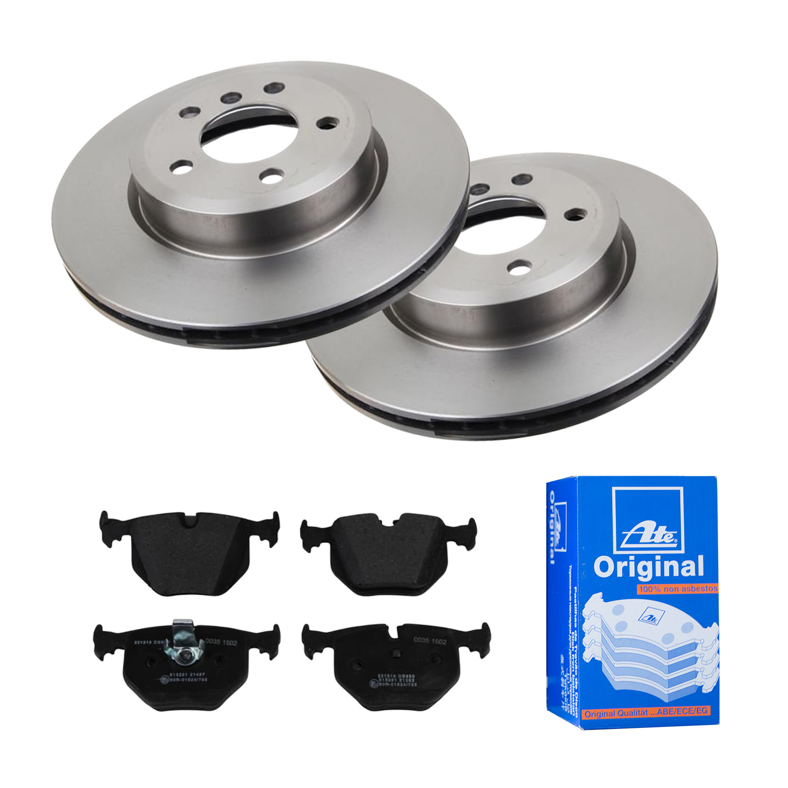 ATE Bremsensatz, Scheibenbremse ijf141hyc6 Hinterachse belüftet 320mm 22mm für BMW LAND ROVER