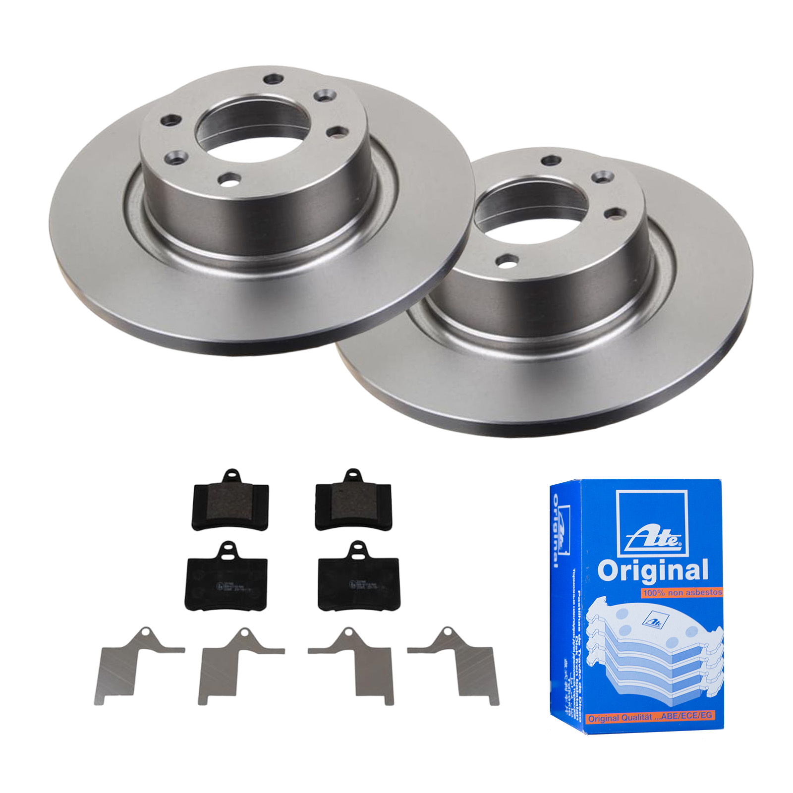 ATE Bremsensatz, Scheibenbremse ijf141i1x4 Hinterachse Voll 276mm 14mm für CITROËN