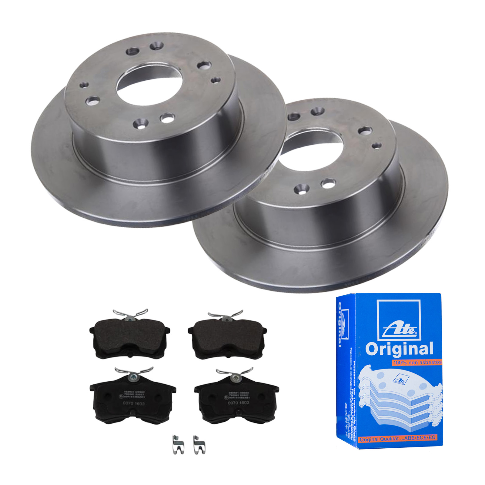 ATE Bremsensatz, Scheibenbremse ijf141i290 Hinterachse Voll 260mm 10mm für HONDA